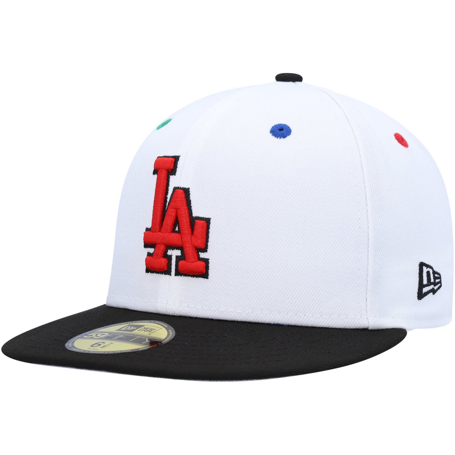 New Era Black Los Angeles Dodgers 60th Anniversary Primary Eye 59FIFTY Fitted Hat