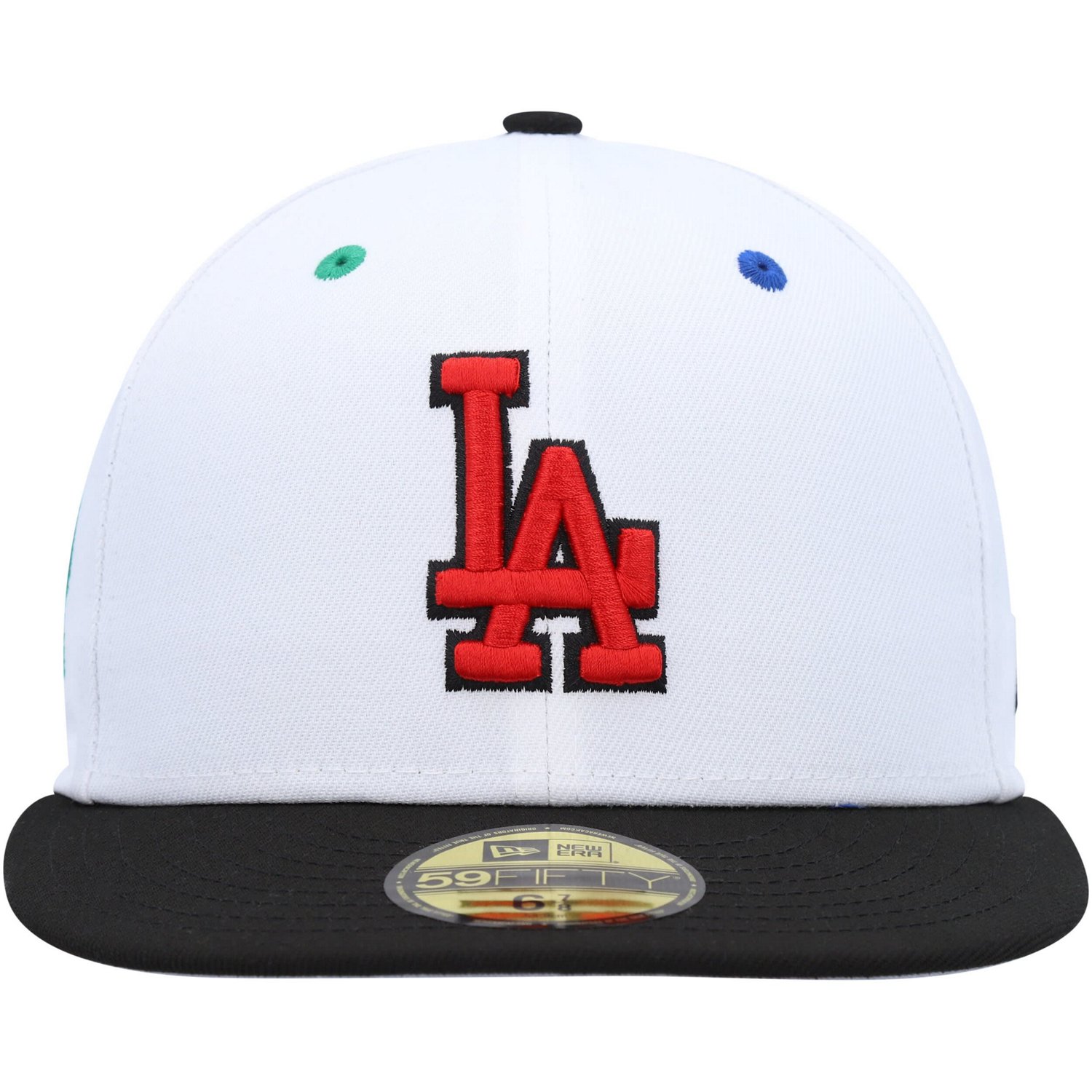 New Era Black Los Angeles Dodgers 60th Anniversary Primary Eye 59FIFTY Fitted Hat - view number 2