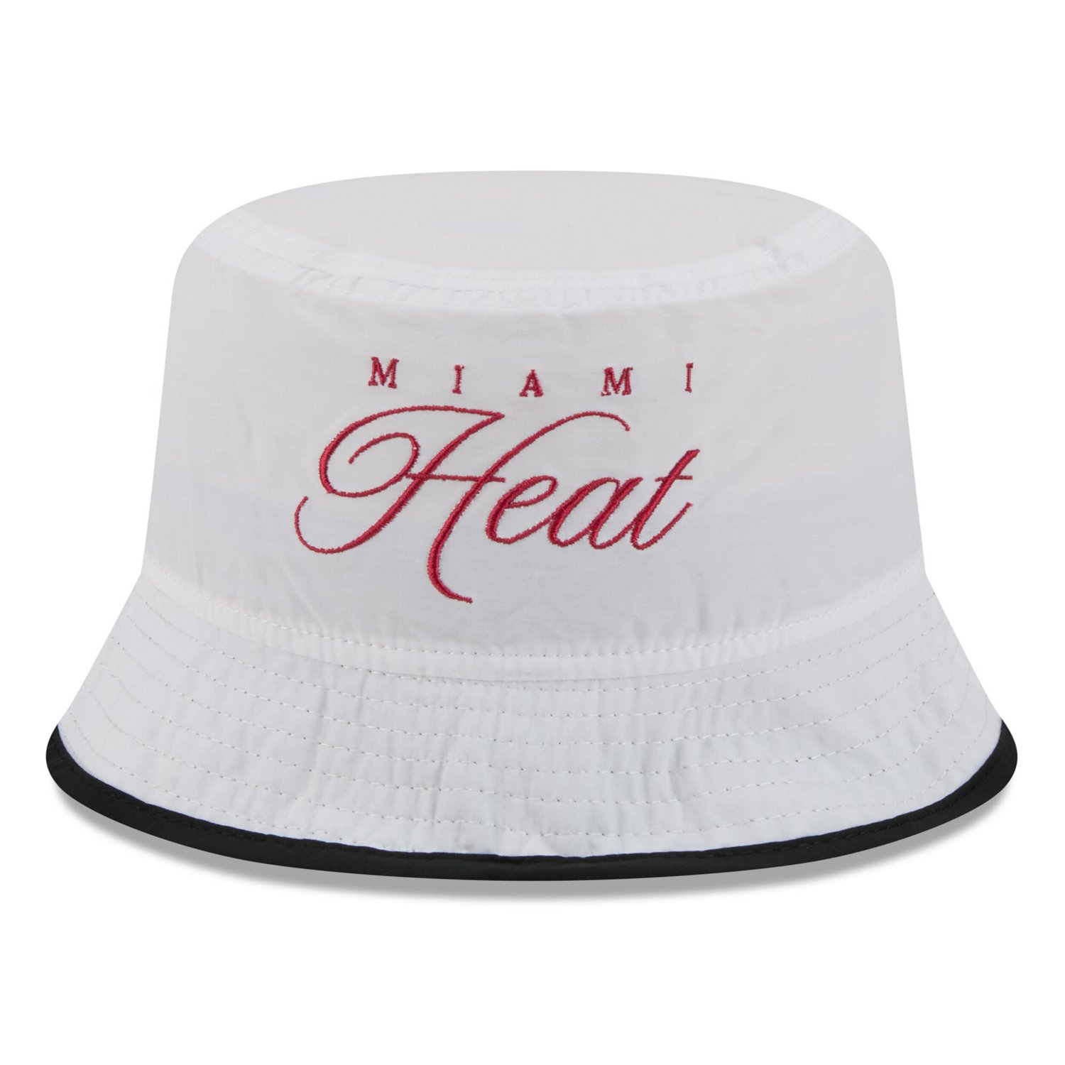 New Era Black Miami Heat 2025 NBA Draft Nylon Bucket Hat - view number 2