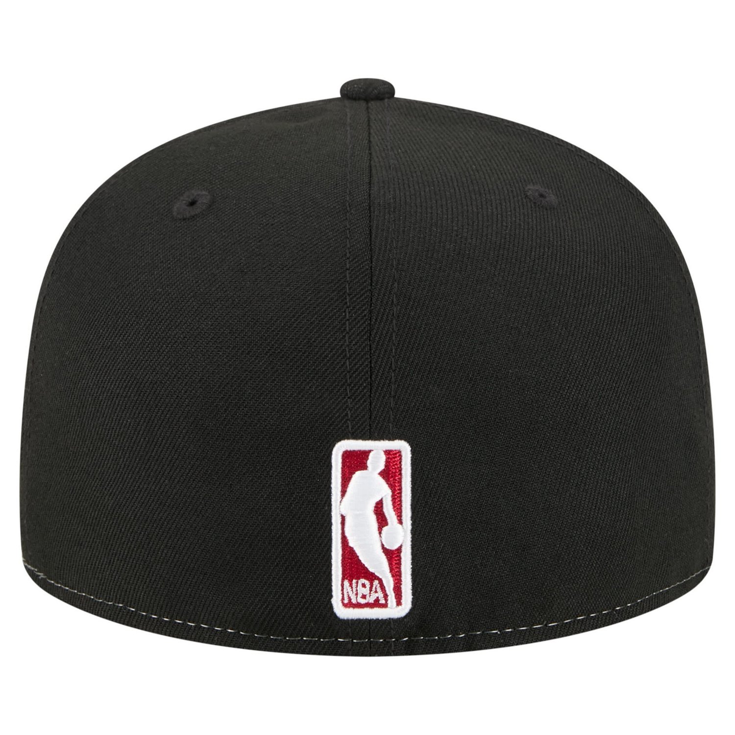 New Era Black Miami Heat Repeat 59Fifty Fitted Hat - view number 4