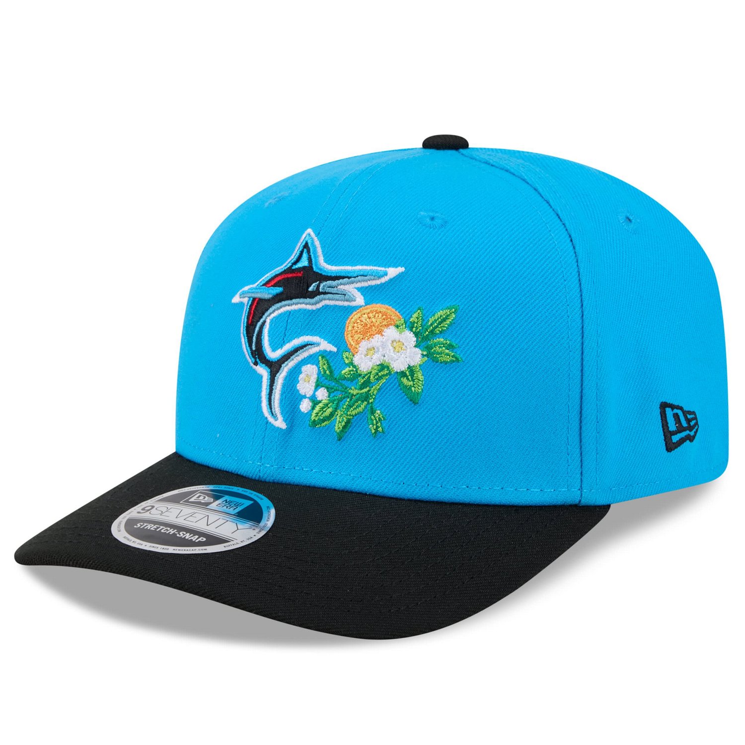 New Era Black Miami Marlins 2026 Spring Training 9SEVENTY Adjustable Hat - view number 3