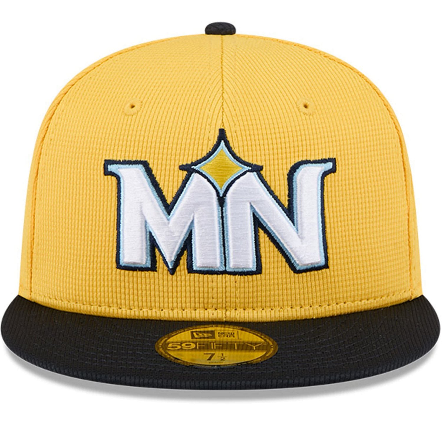 New Era Black Minnesota Twins City Connect Batting Practice 59FIFTY Fitted Hat - view number 2