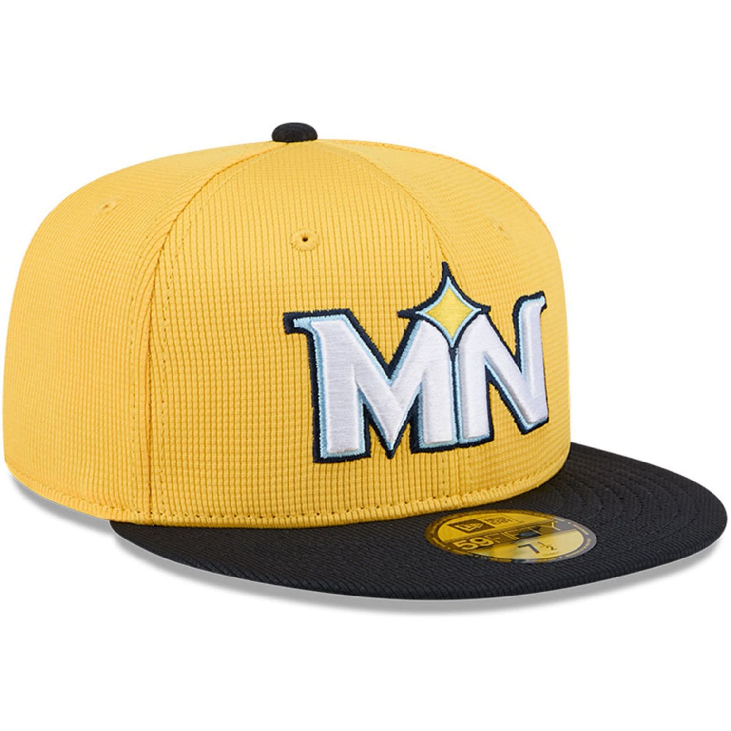 New Era Black Minnesota Twins City Connect Batting Practice 59FIFTY Fitted Hat - view number 3