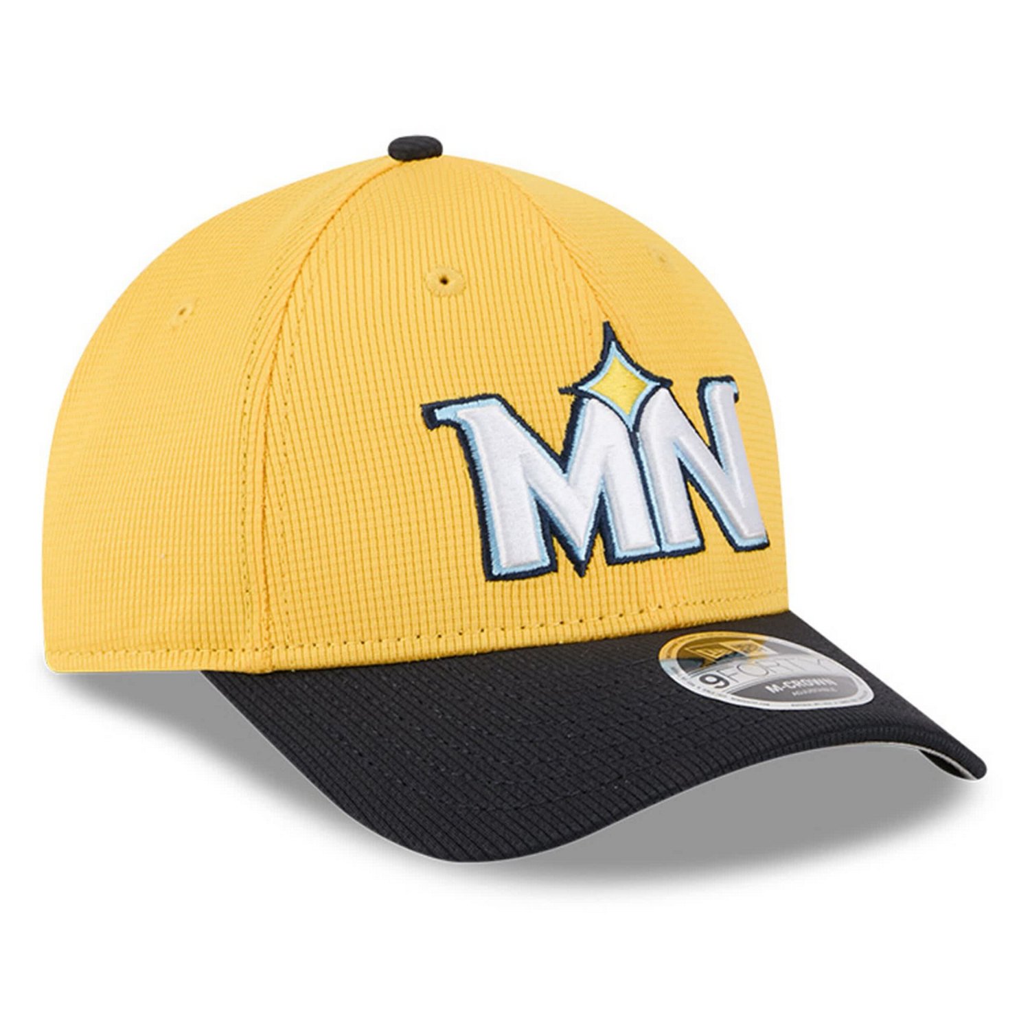 New Era Black Minnesota Twins City Connect Batting Practice 9FORTY M-Crown Adjustable Hat - view number 3