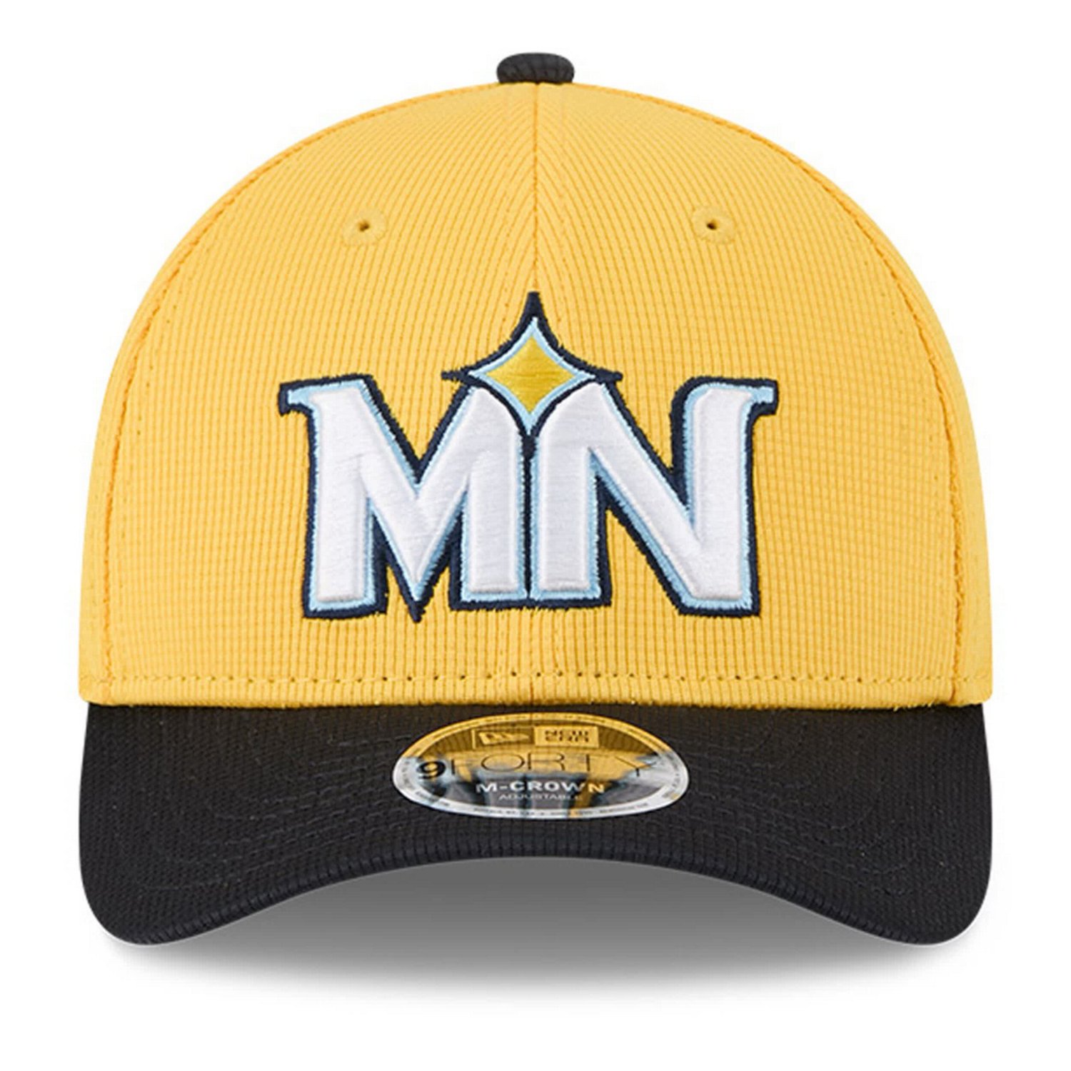 New Era Black Minnesota Twins City Connect Batting Practice 9FORTY M-Crown Adjustable Hat - view number 2