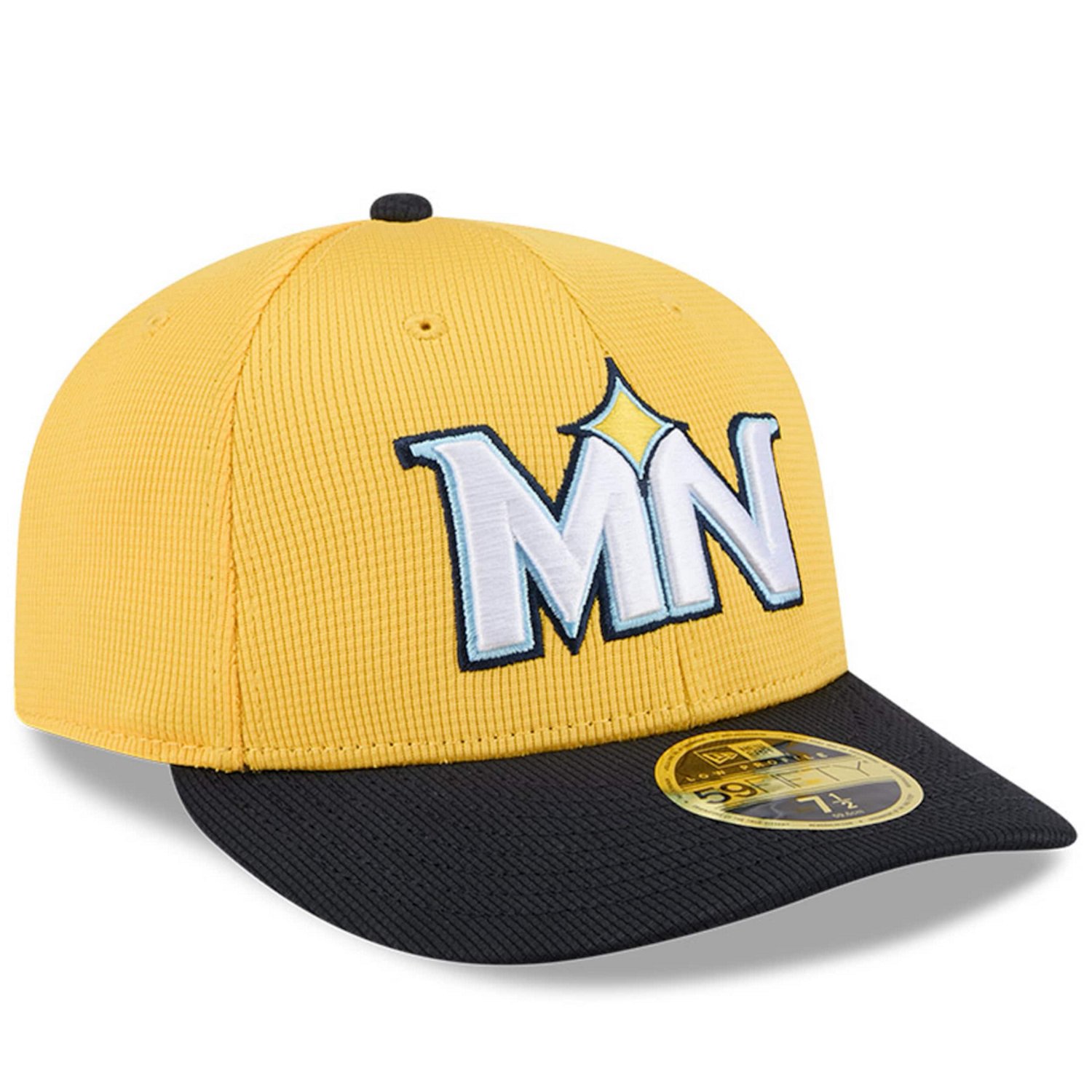 New Era Black Minnesota Twins City Connect Batting Practice Low Profile 59FIFTY Fitted Hat - view number 3