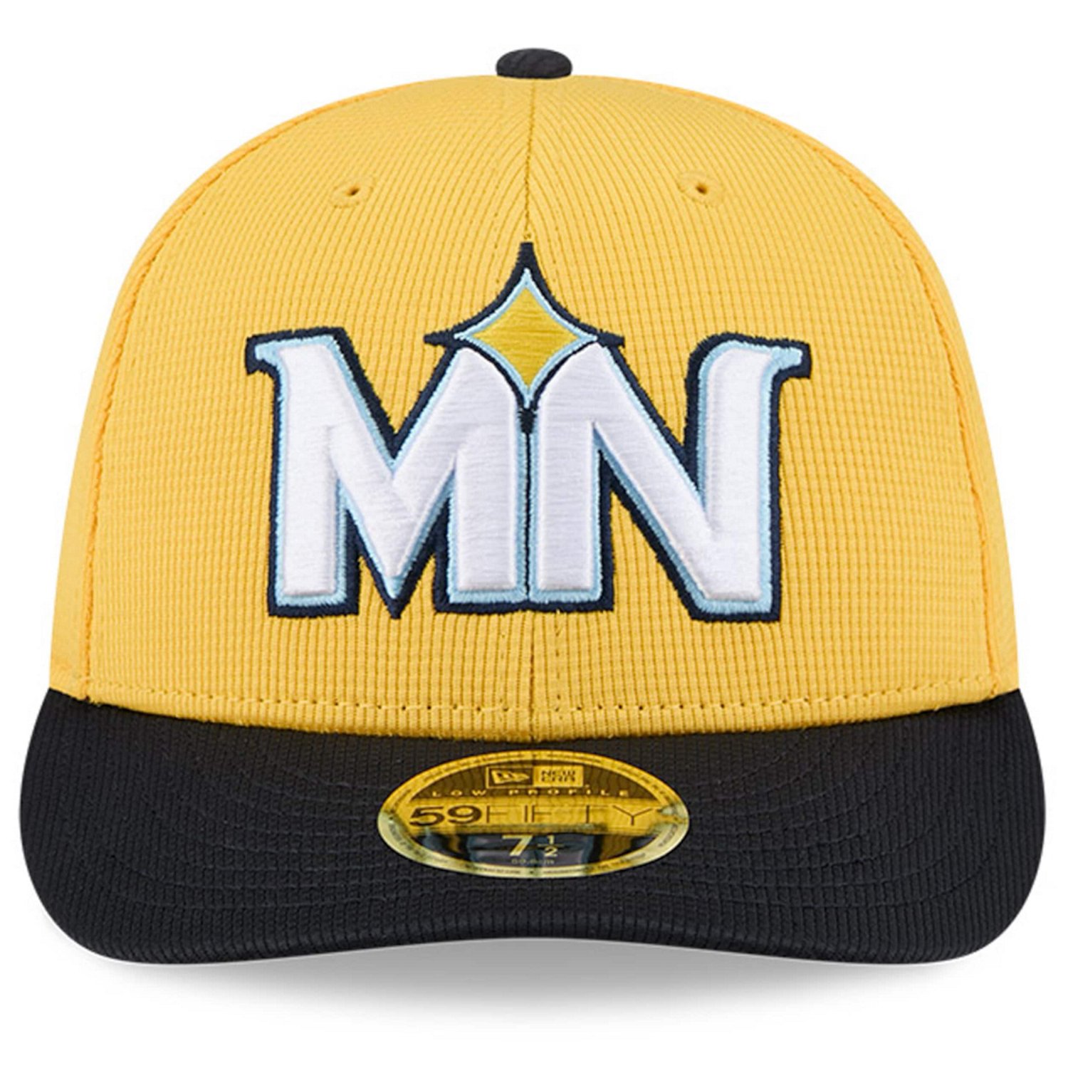 New Era Black Minnesota Twins City Connect Batting Practice Low Profile 59FIFTY Fitted Hat - view number 2