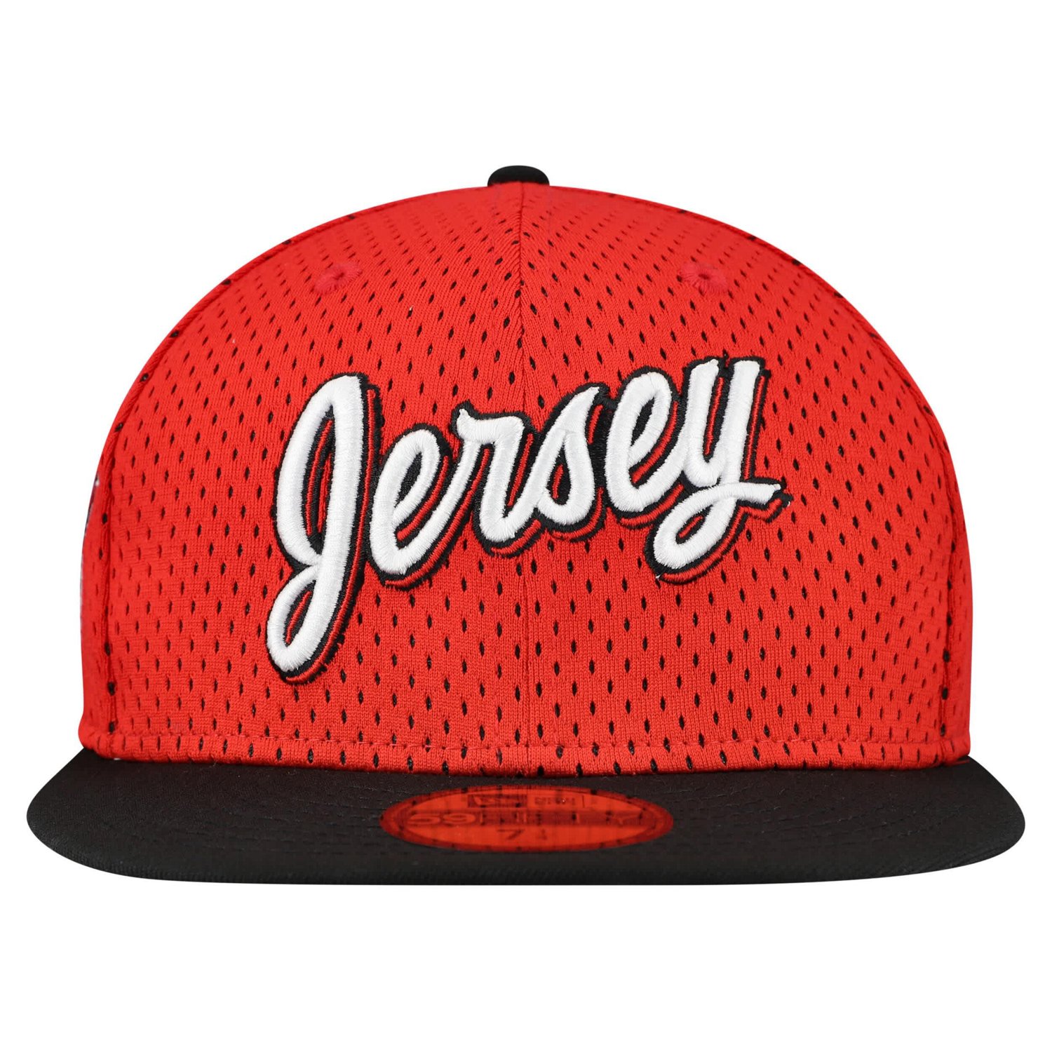 New Era Black New Jersey Devils Mesh Crown Two-Tone 59FIFTY Fitted Hat - view number 2