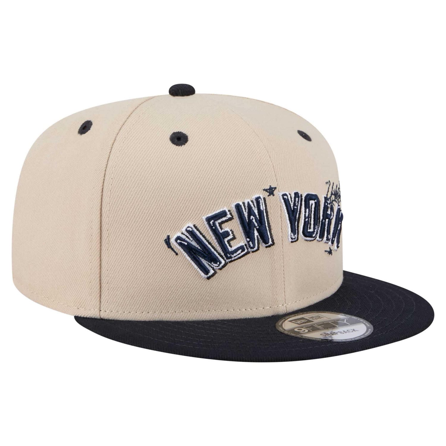 New Era Black New York Yankees Team Art 9FIFTY Snapback Hat - view number 3