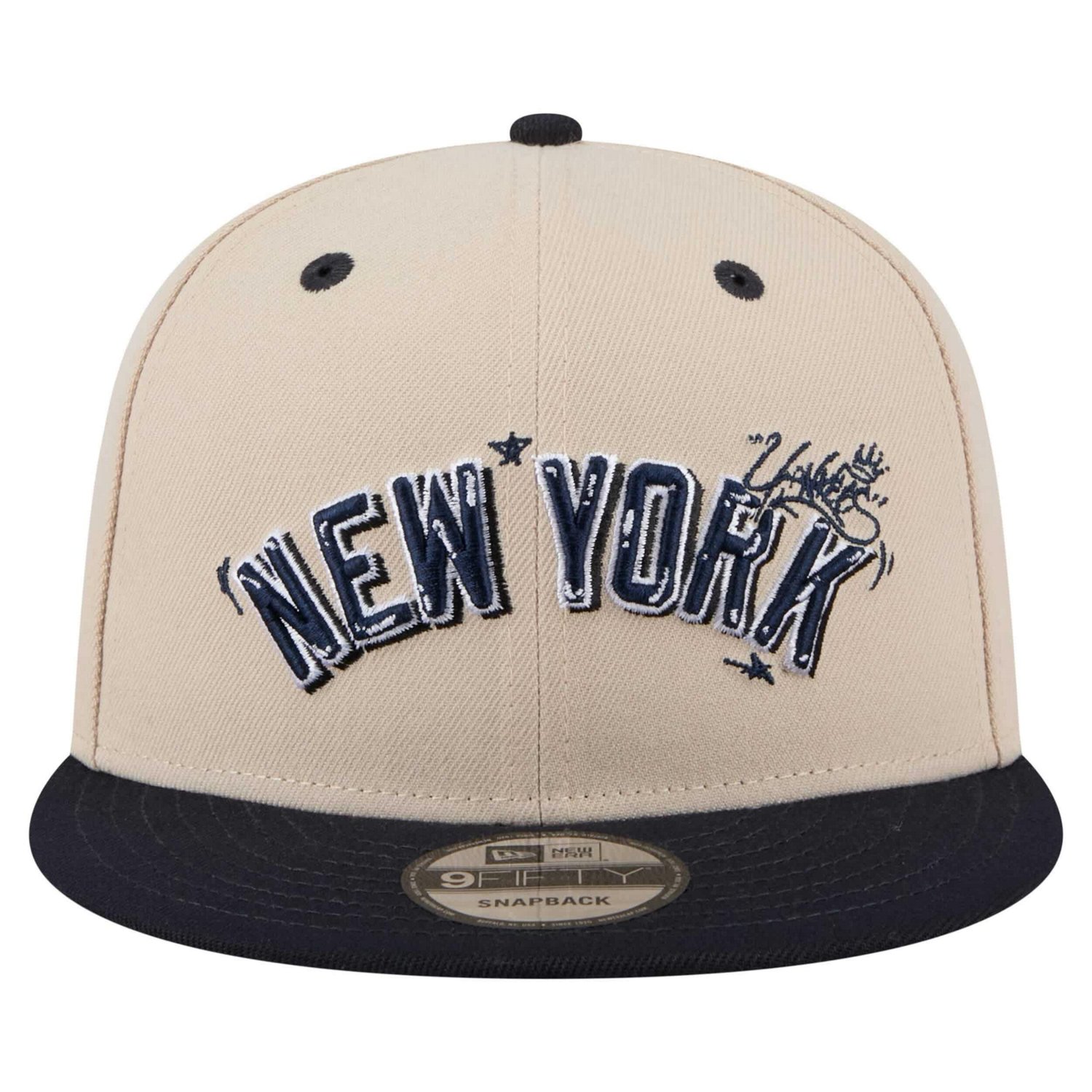 New Era Black New York Yankees Team Art 9FIFTY Snapback Hat - view number 2