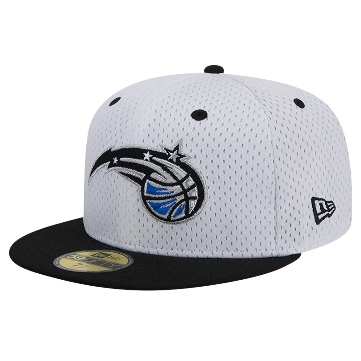 New Era Black Orlando Magic Throwback 2Tone 59FIFTY Fitted Hat                                                                   - view number 3