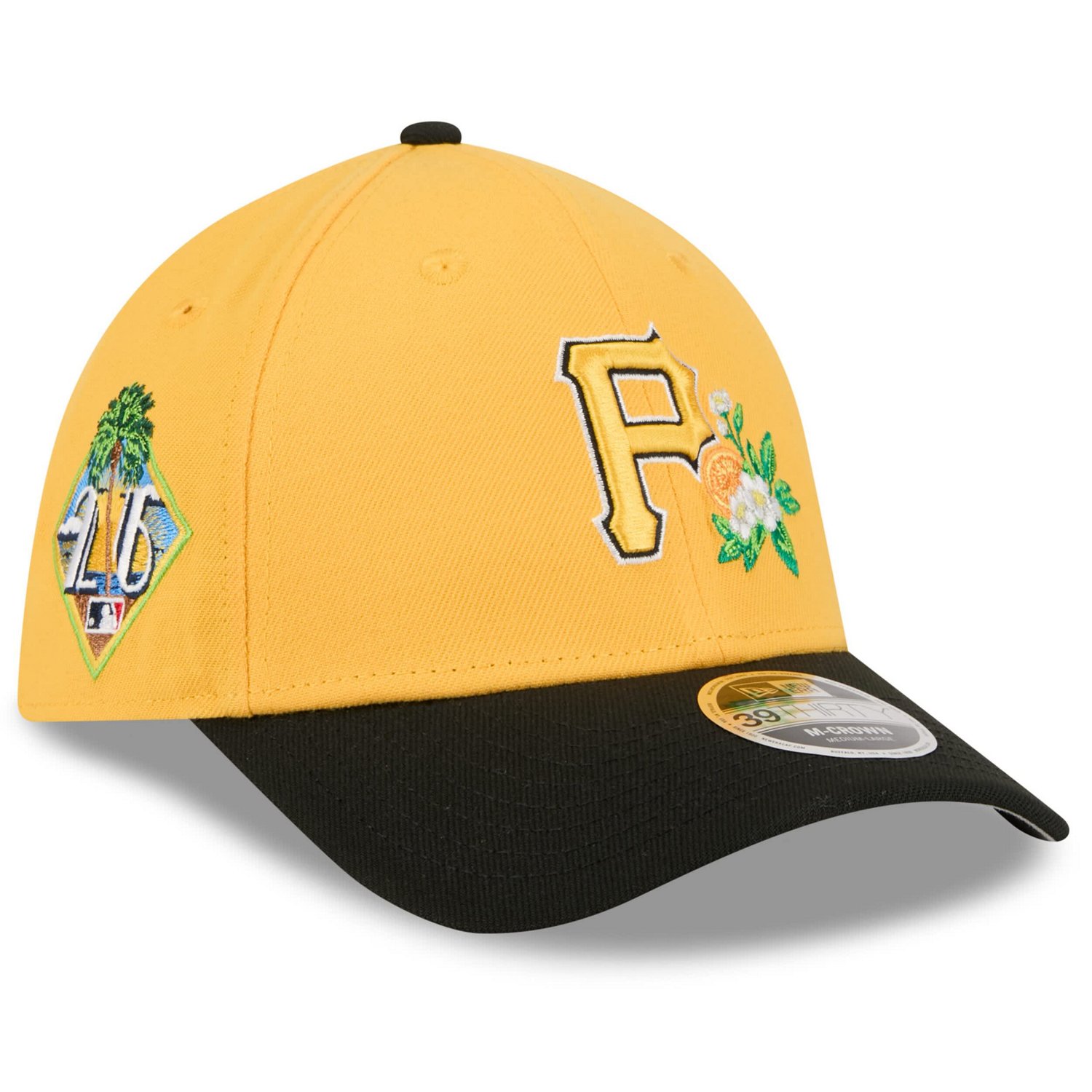 New Era Black Pittsburgh Pirates 2026 Spring Training M-Crown 39THIRTY Flex Hat