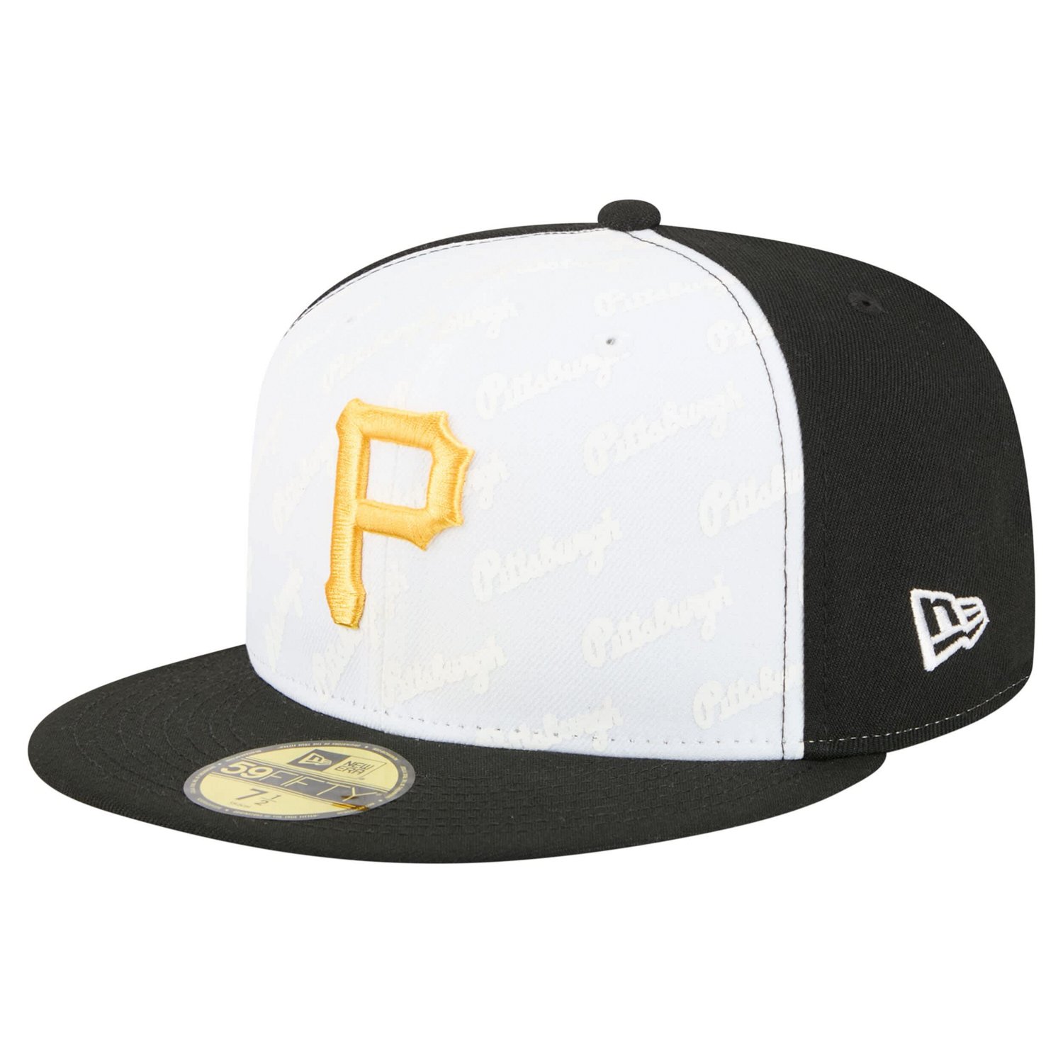 New Era Black Pittsburgh Pirates Repeat 59FIFTY Fitted Hat