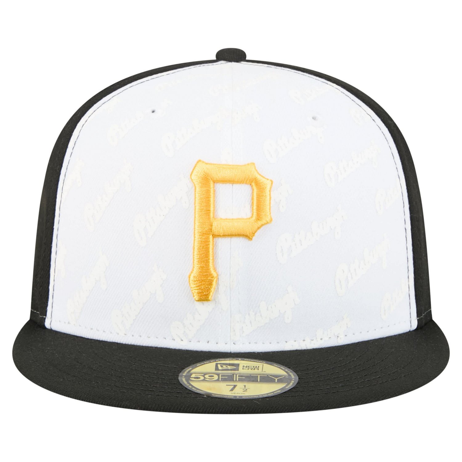 New Era Black Pittsburgh Pirates Repeat 59FIFTY Fitted Hat - view number 2