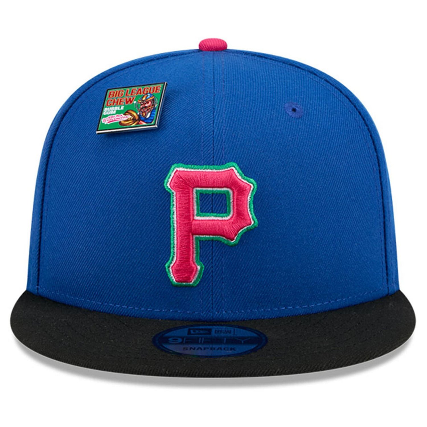 New Era /Black Pittsburgh Pirates Watermelon Big League Chew Flavor Pack 9FIFTY Snapback Hat - view number 2