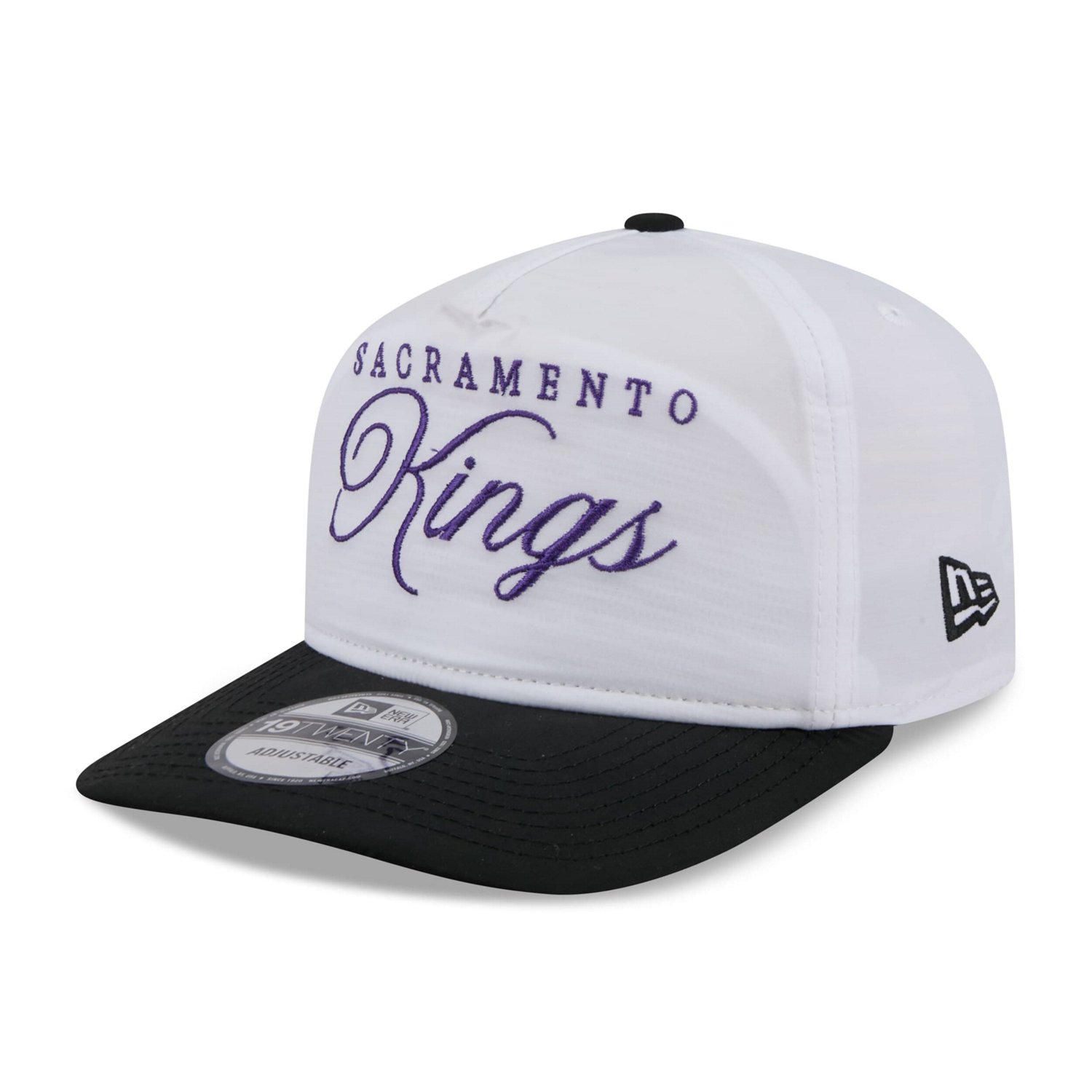New Era Black Sacramento Kings 2025 NBA Draft On-Stage Nylon 19TWENTY Adjustable Hat - view number 3