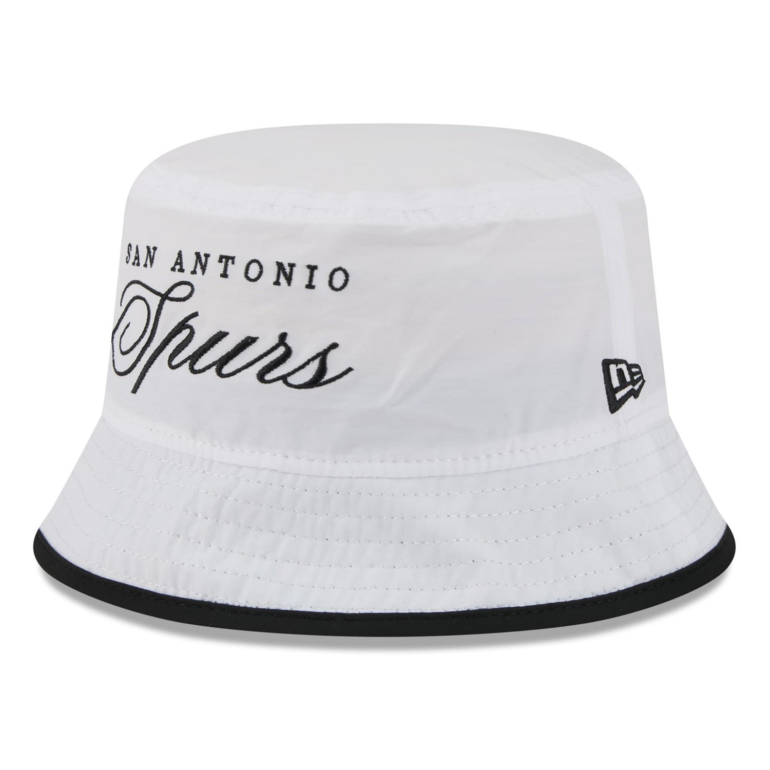 New Era Black San Antonio Spurs 2025 NBA Draft Nylon Bucket Hat - view number 3