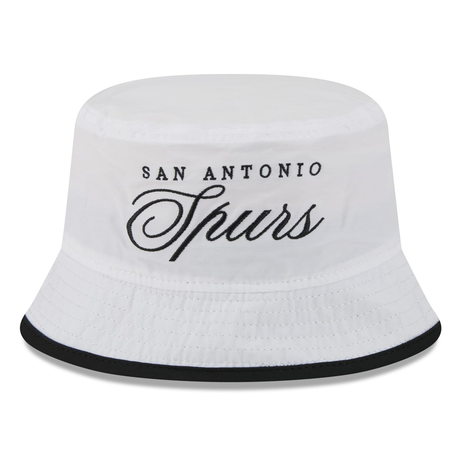 New Era Black San Antonio Spurs 2025 NBA Draft Nylon Bucket Hat - view number 2