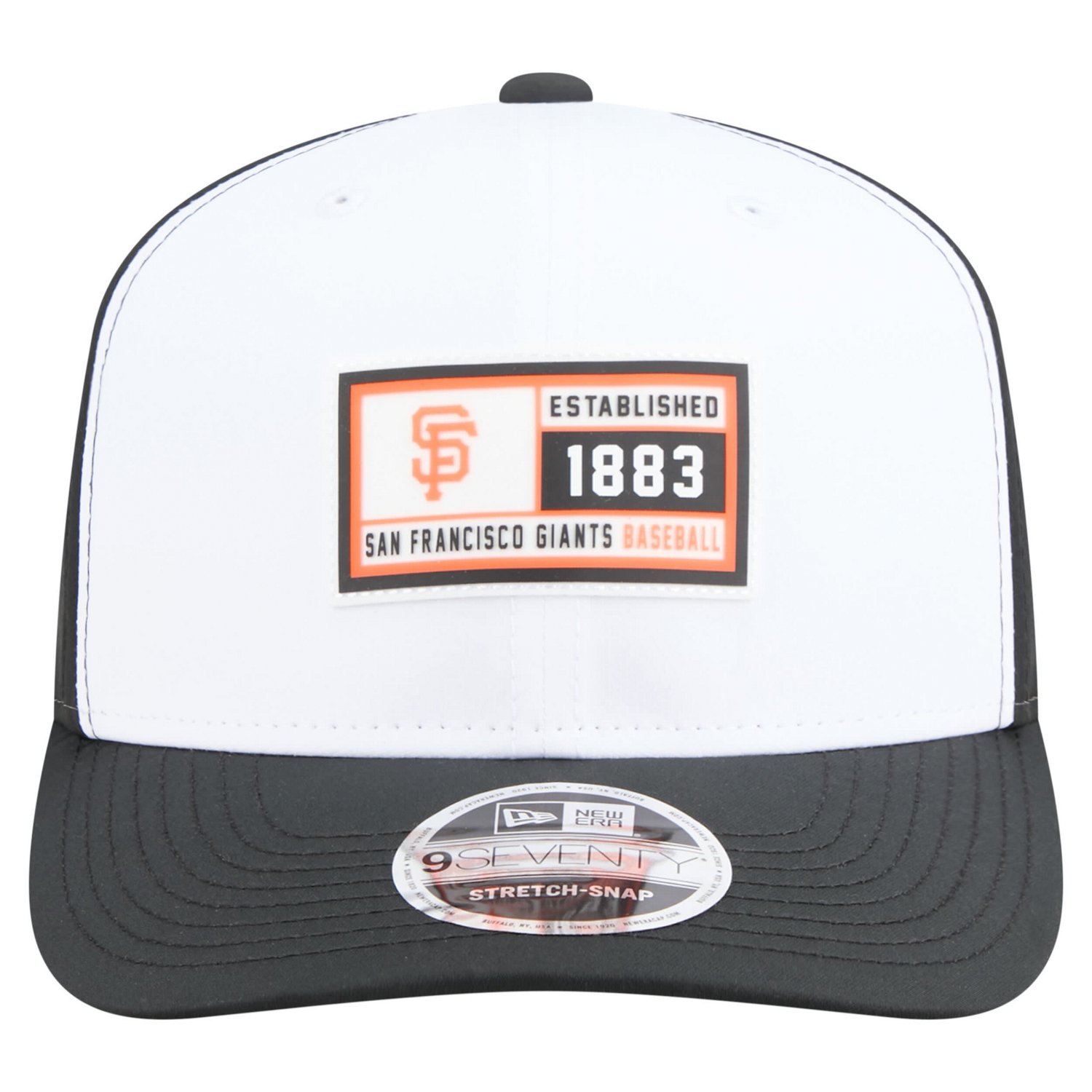 New Era Black San Francisco Giants Established Patch 9SEVENTY Adjustable Hat - view number 2