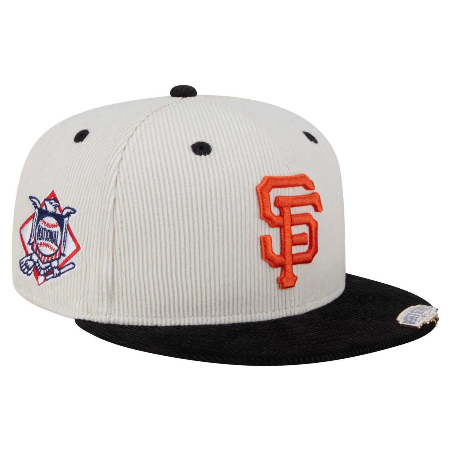New Era Black San Francisco Giants Two-Tone Corduroy 59FIFTY Fitted Hat