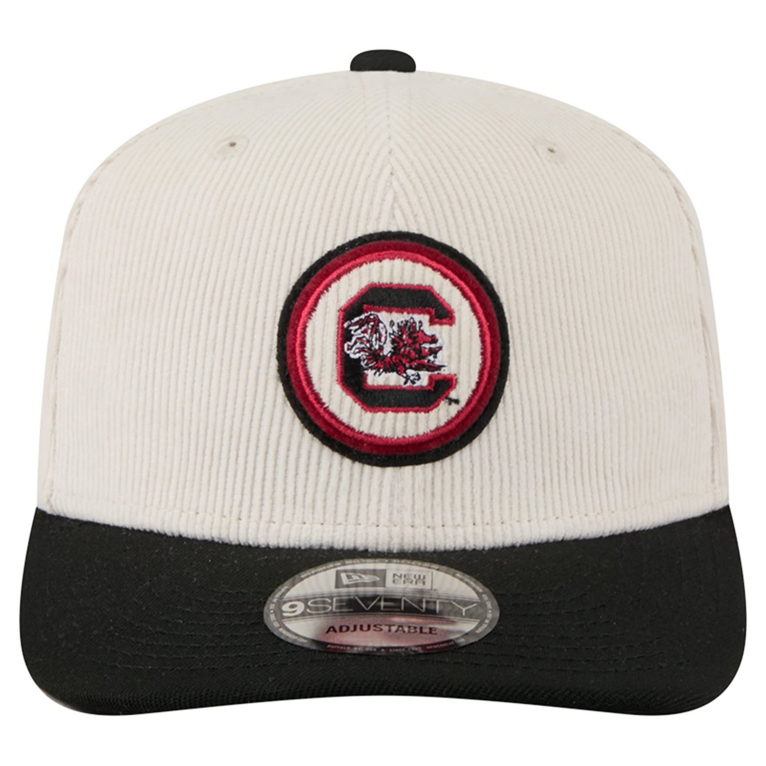New Era Black South Carolina Gamecocks Loyal Corduroy 9SEVENTY Adjustable Hat - view number 2