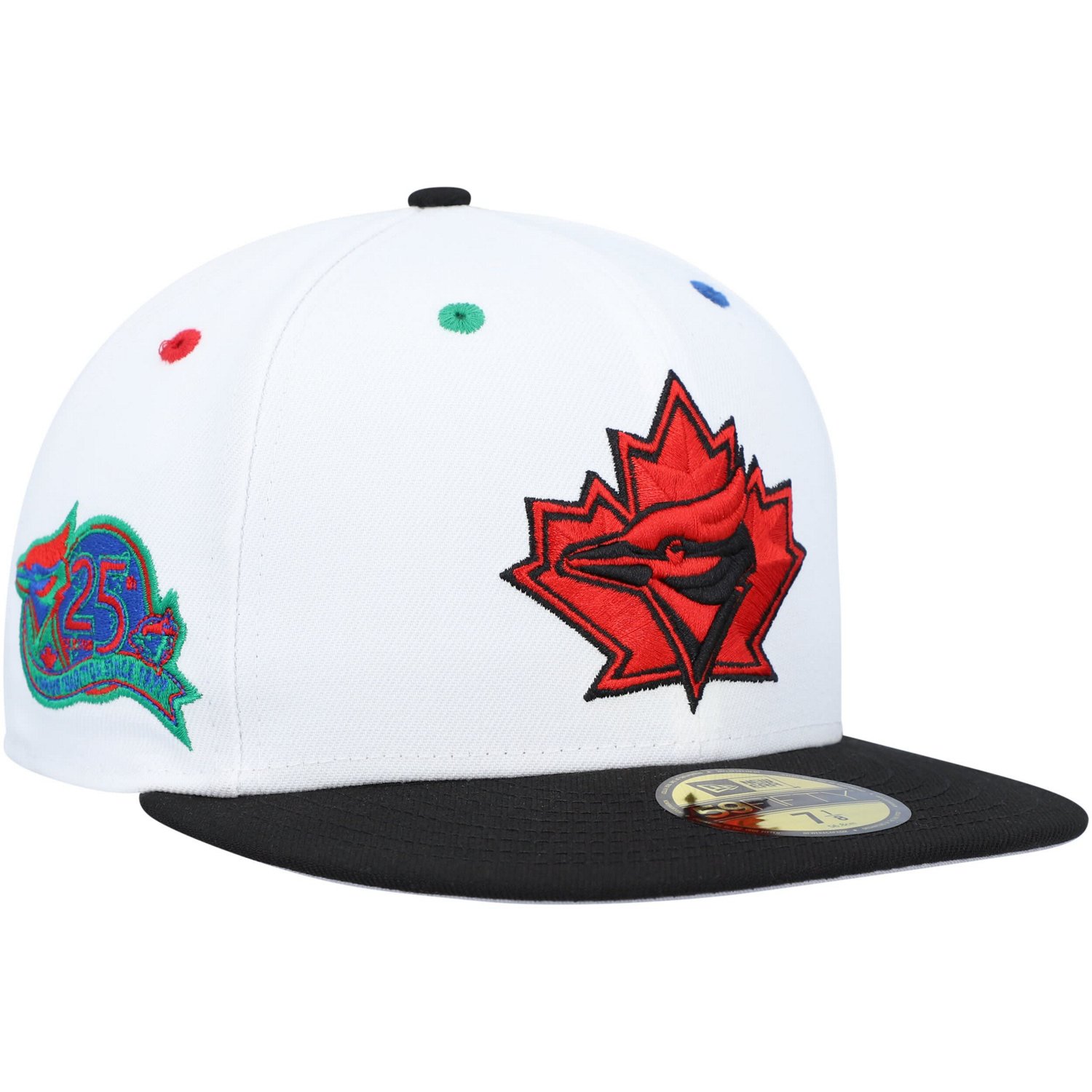 New Era Black Toronto Blue Jays 25th Anniversary Primary Eye 59FIFTY Fitted Hat