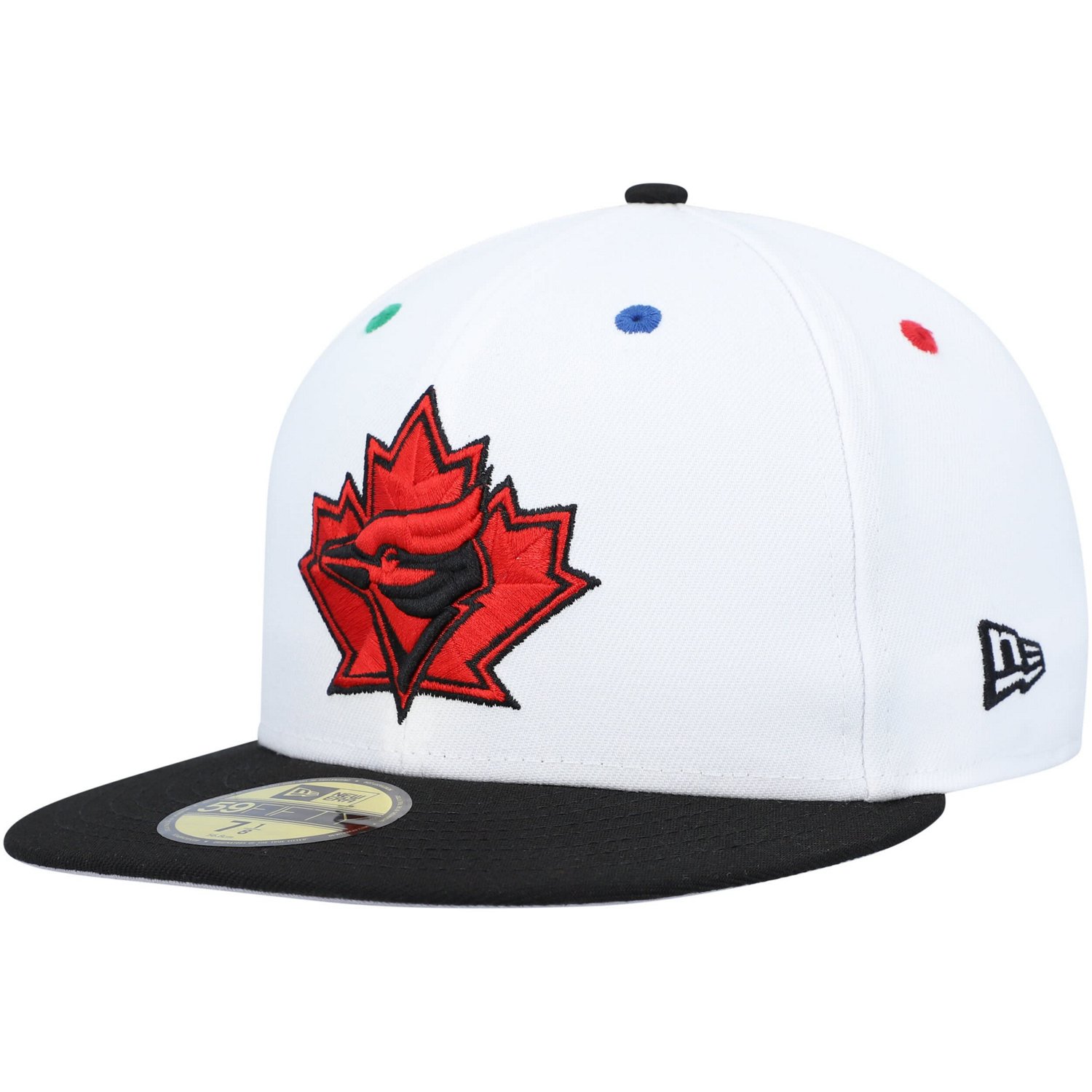 New Era Black Toronto Blue Jays 25th Anniversary Primary Eye 59FIFTY Fitted Hat - view number 3