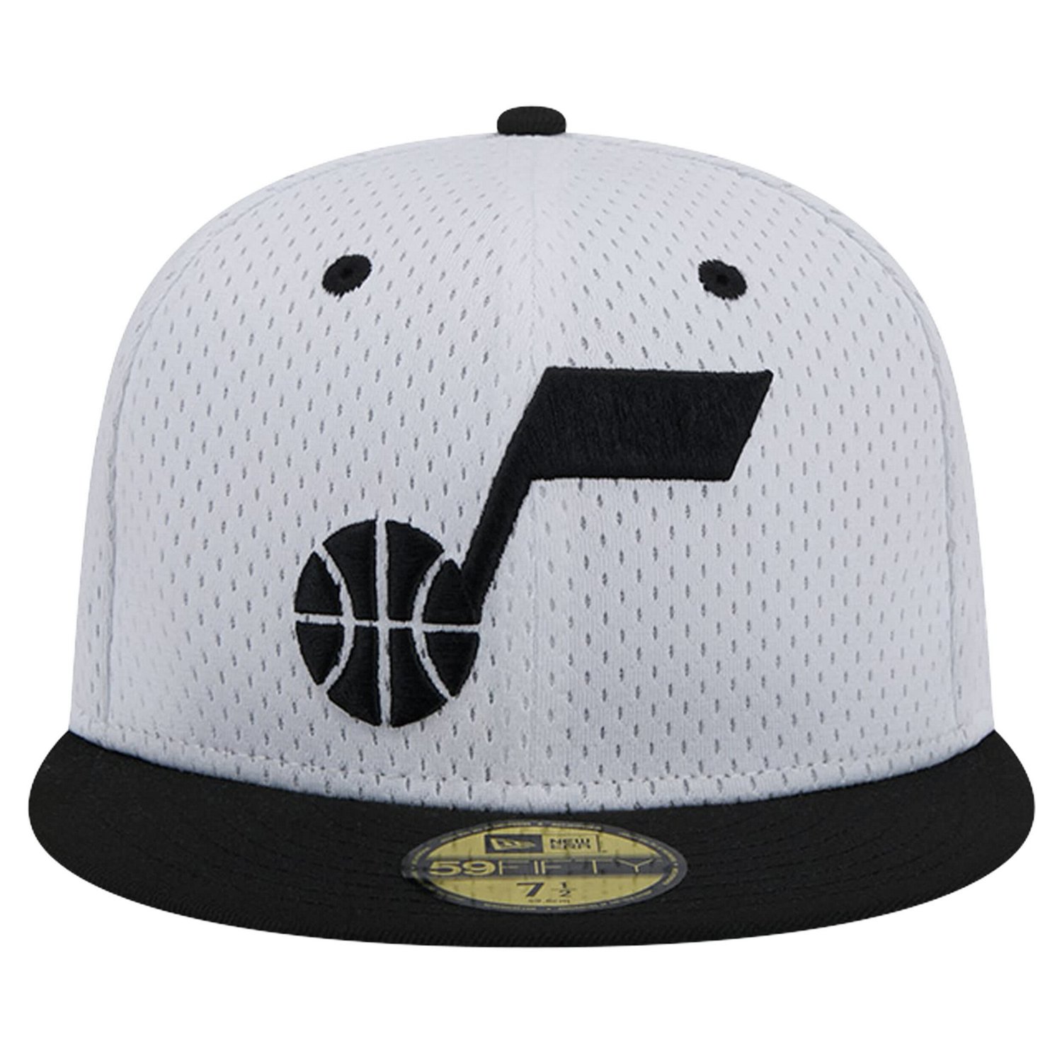 New Era Black Utah Jazz Throwback 2Tone 59FIFTY Fitted Hat                                                                       - view number 2