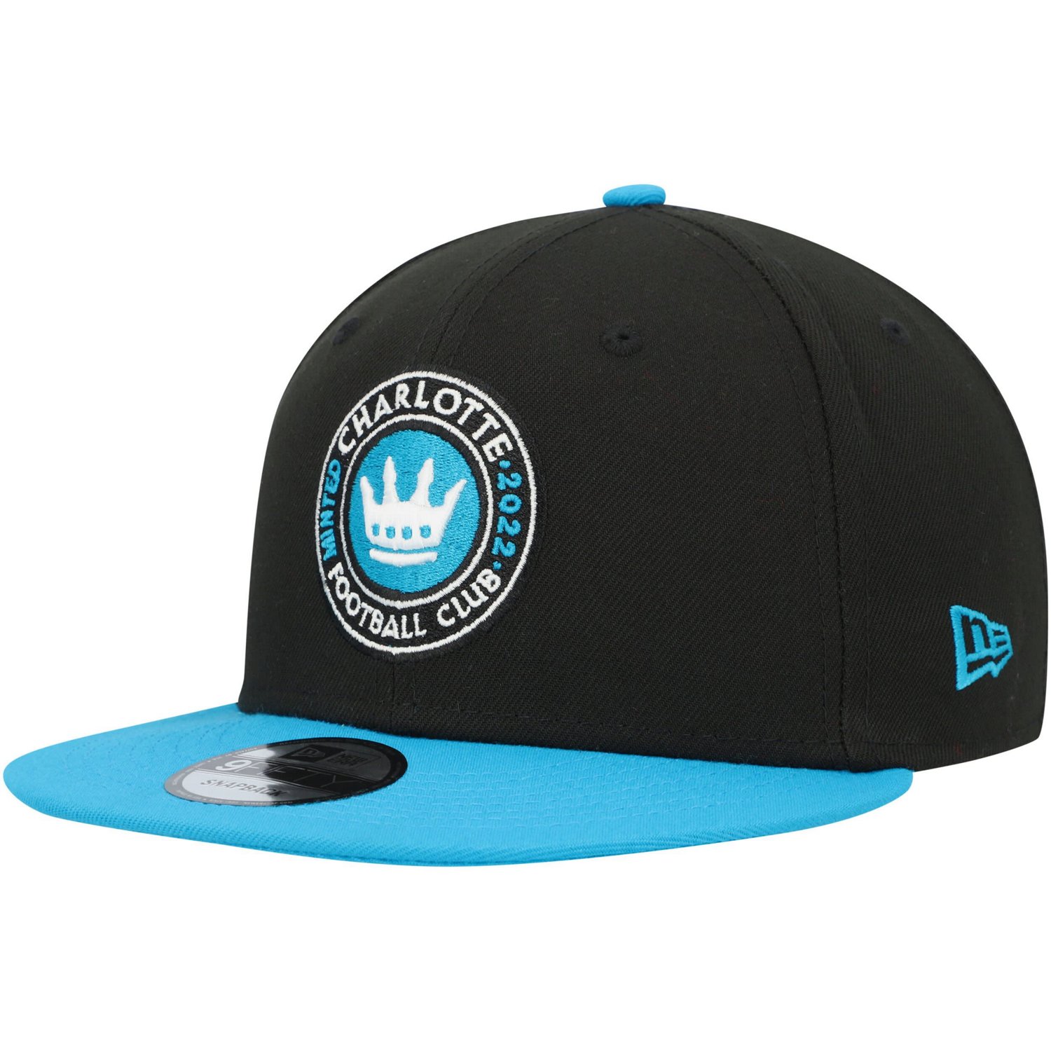 New Era Blue Charlotte FC Two-Tone 9FIFTY Snapback Hat