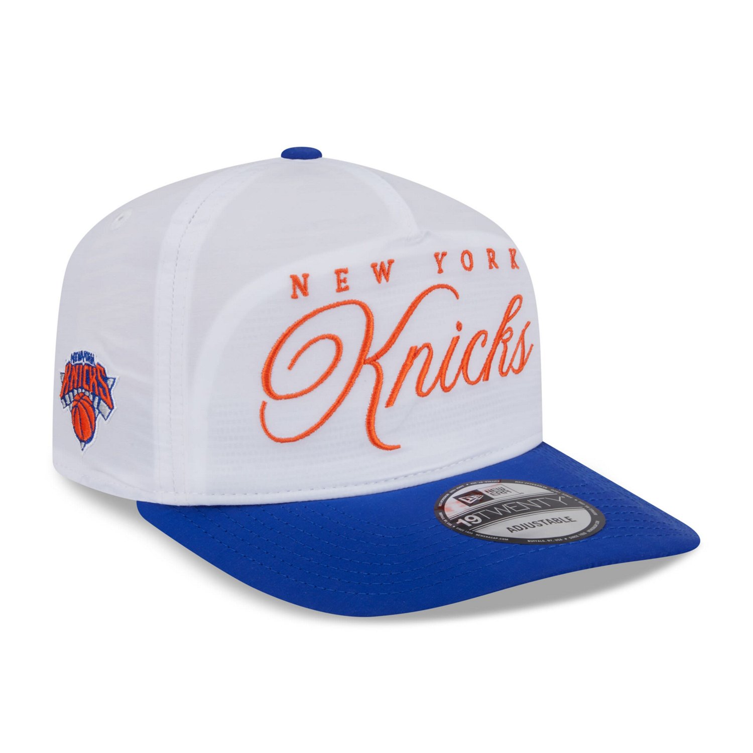 New Era Blue New York Knicks 2025 NBA Draft On-Stage Nylon 19TWENTY Adjustable Hat