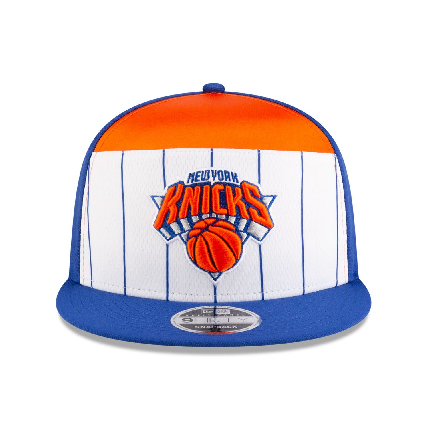 New Era Blue New York Knicks 2025 NBA Tip Off Split Panel 9FIFTY Snapback Hat - view number 2