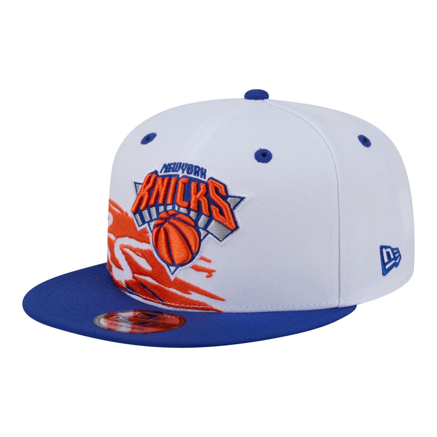 New Era Blue New York Knicks Swept 9FIFTY Snapback Hat - view number 3