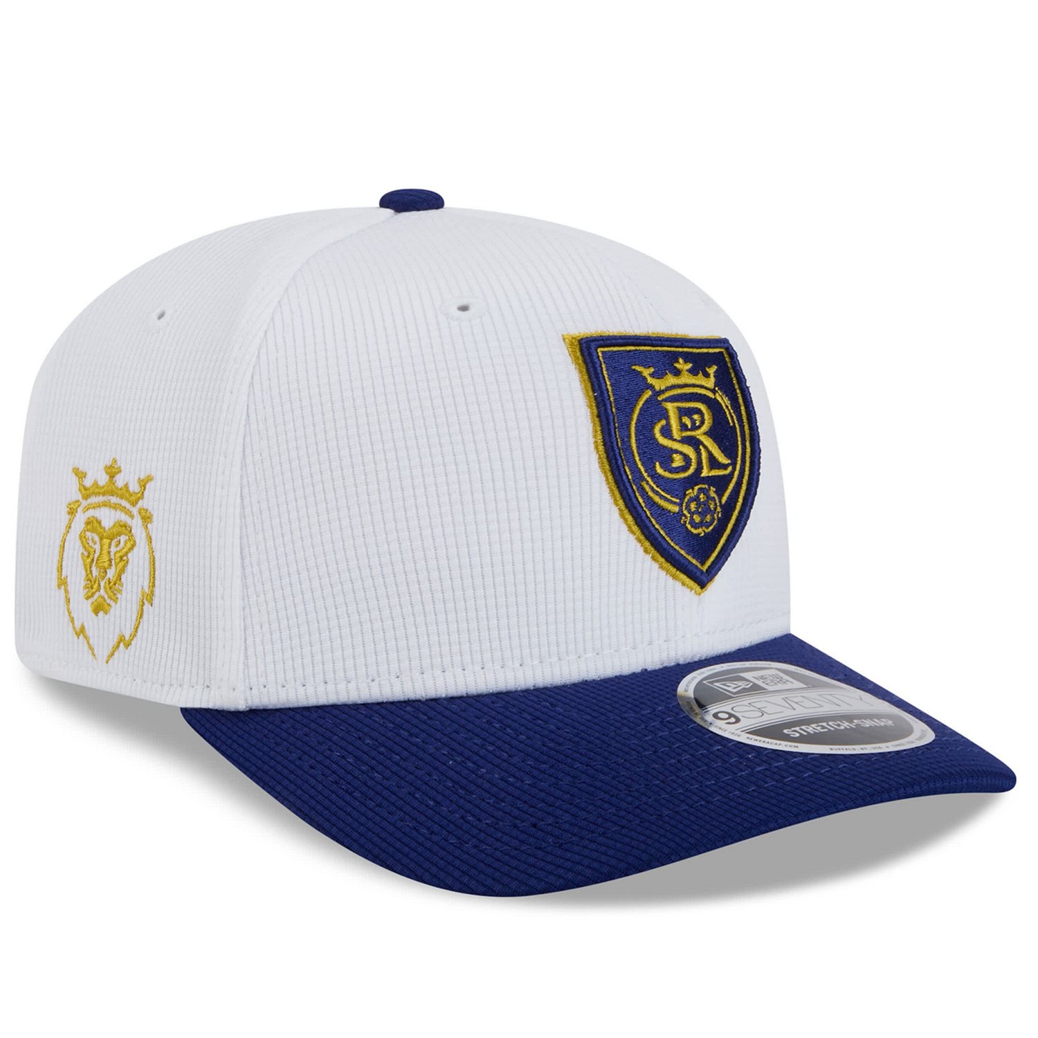 New Era Blue Real Salt Lake 2025 Jersey Hook 9SEVENTY Stretch-Snap Hat - view number 1