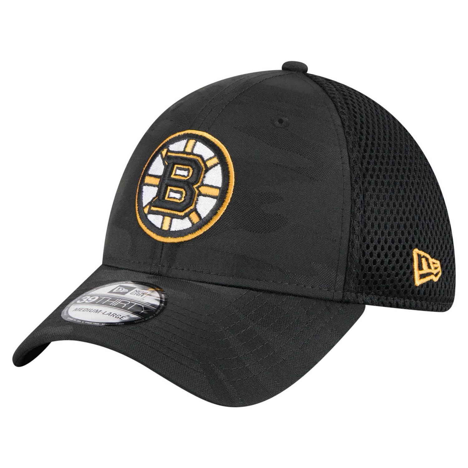 New Era Boston Bruins Active Subtle Camo 39THIRTY Flex Hat