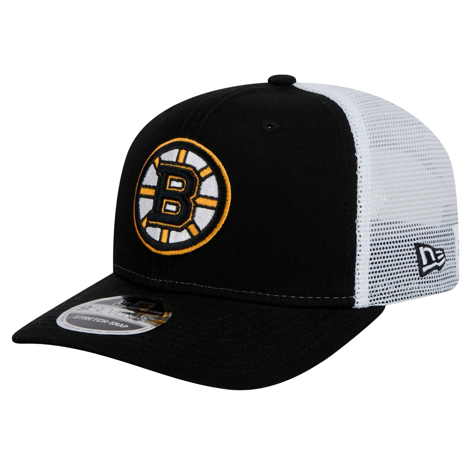 New Era Boston Bruins Core Trucker 9SEVENTY Stretch-Snap Hat                                                                     - view number 1