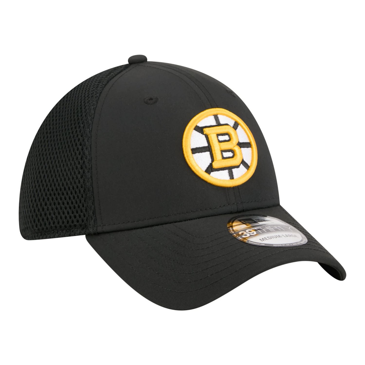 New Era Boston Bruins Logo 39THIRTY Flex Hat - view number 3