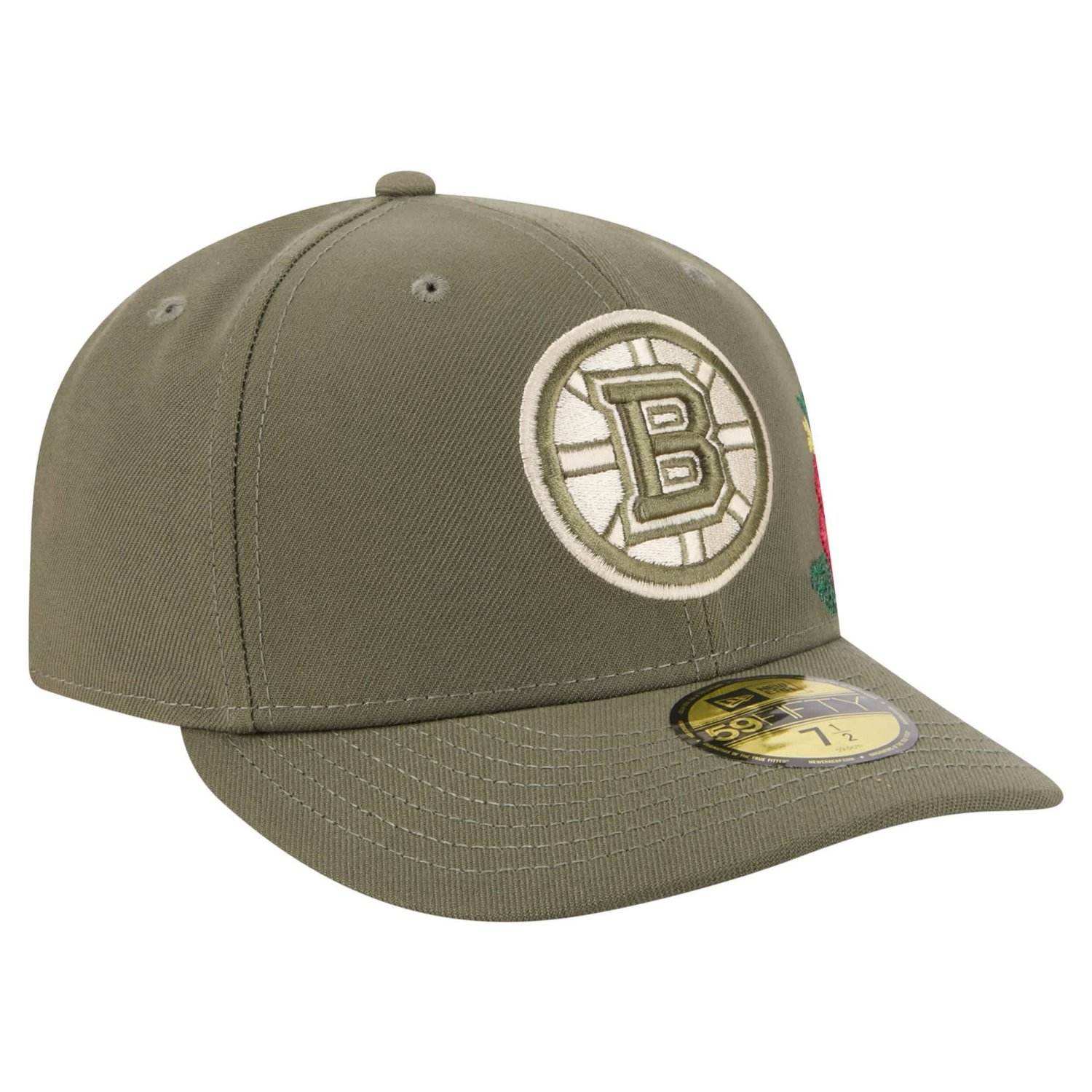 New Era Boston Bruins Tonal Florals 59FIFTY Fitted Hat - view number 3