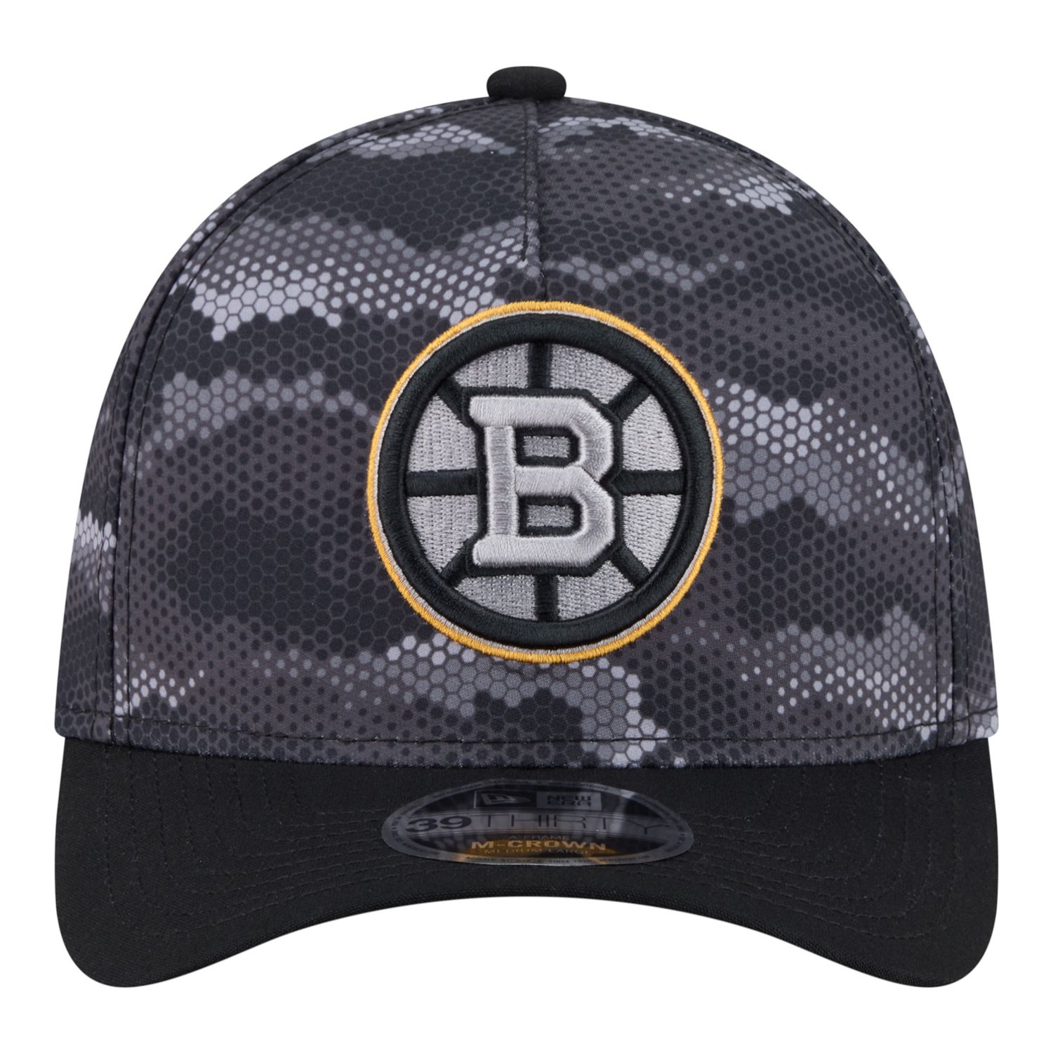 New Era Boston Bruins Zero Dark 39THIRTY A-Frame M-Crown Flex Hat - view number 2