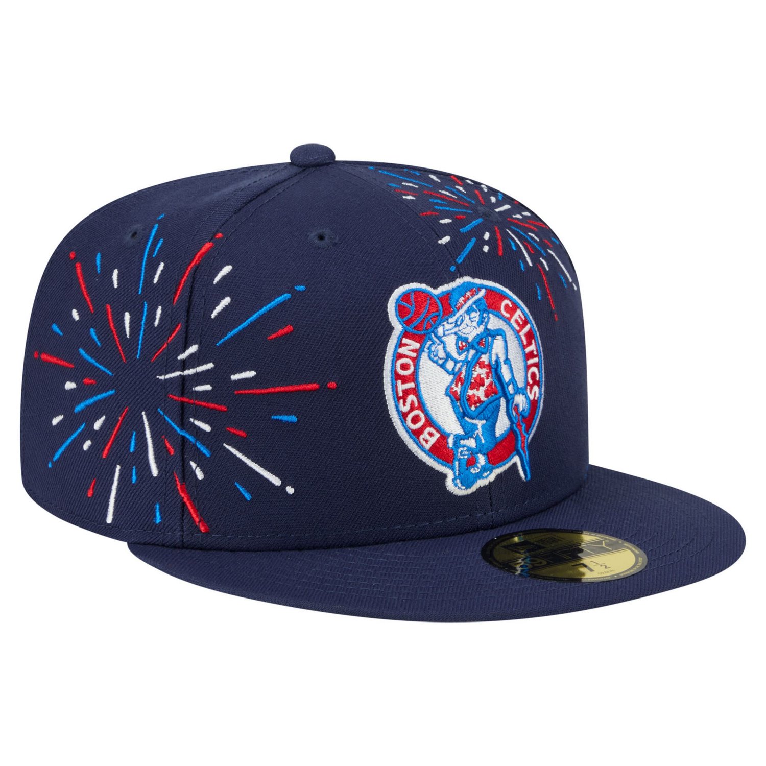 New Era Boston Celtics Americana Fireworks 59FIFTY Fitted Hat - view number 3