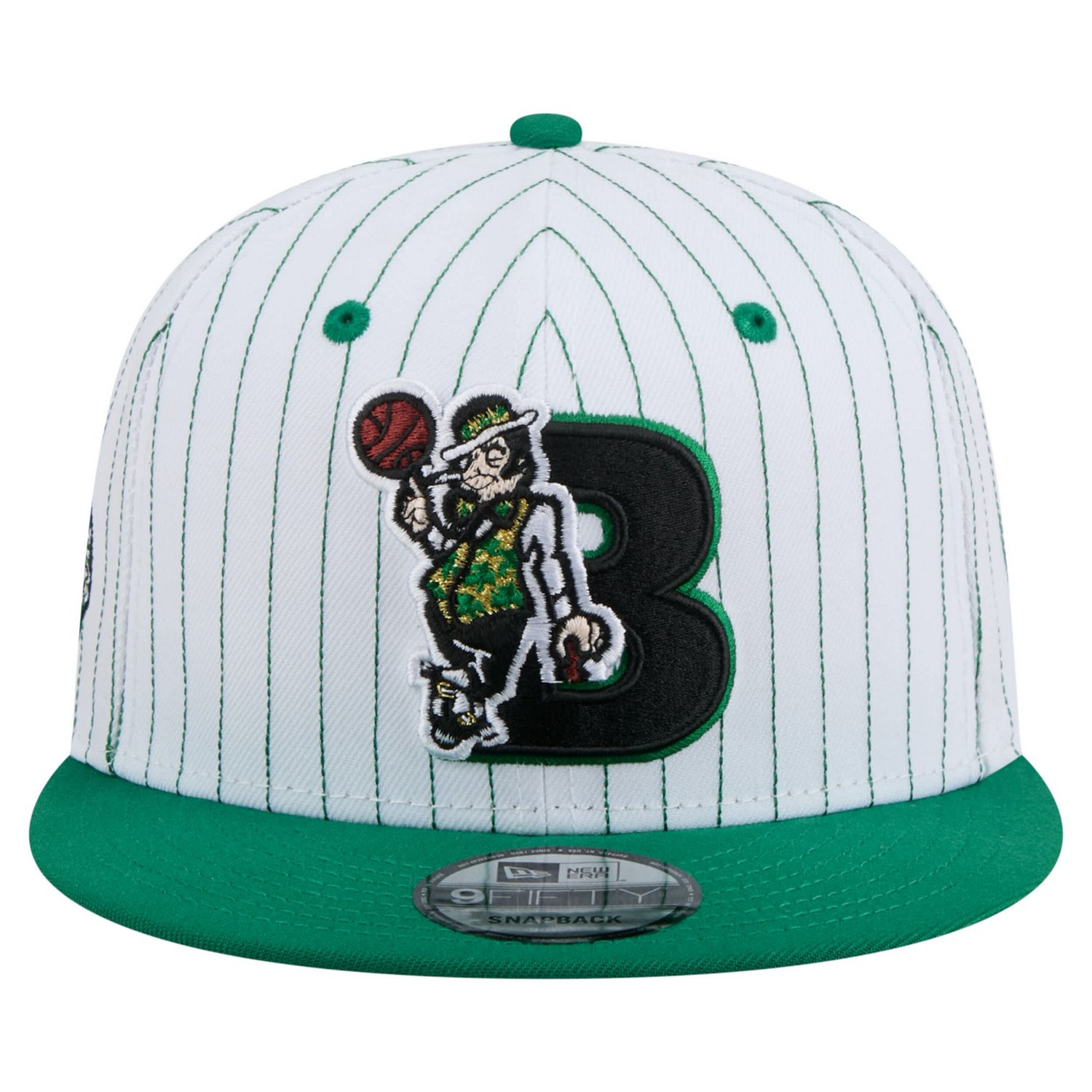 New Era Boston Celtics Deceptor Pinstripe 9FIFTY Snapback Hat - view number 2