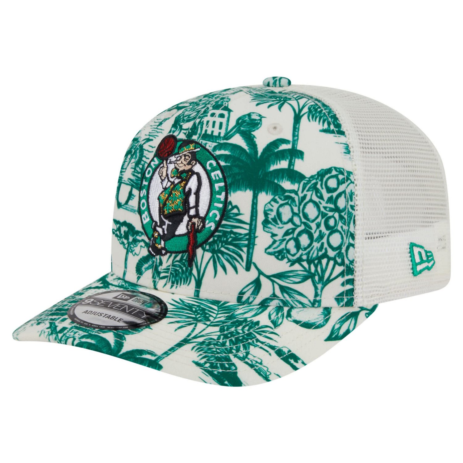 New Era Boston Celtics Lemon Tree 9SEVENTY Adjustable Hat