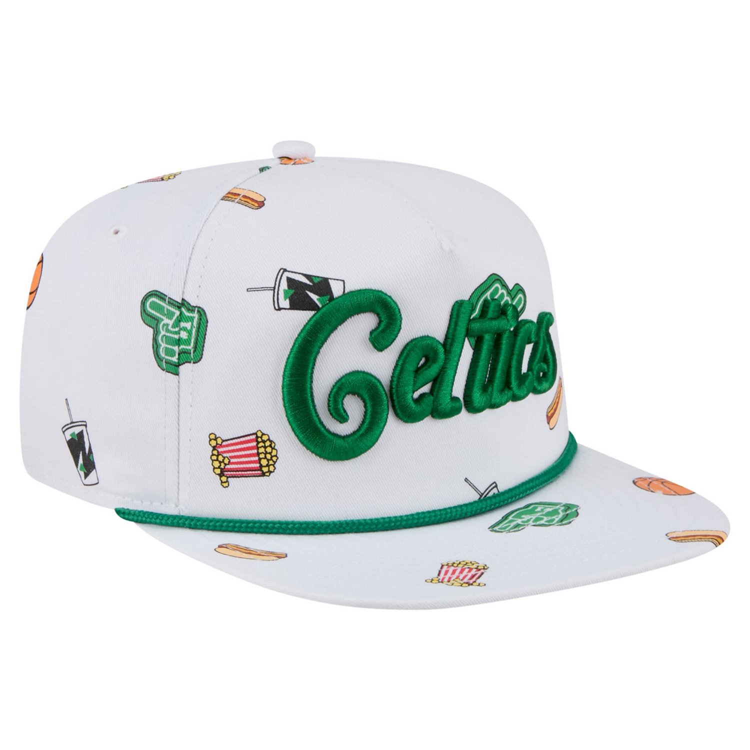 New Era Boston Celtics Team Cheer Rope 19TWENTY Adjustable Hat - view number 3