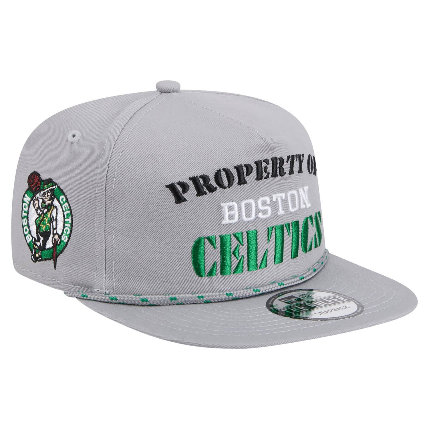 New Era Boston Celtics Throwback Property Of Golfer Snapback Hat