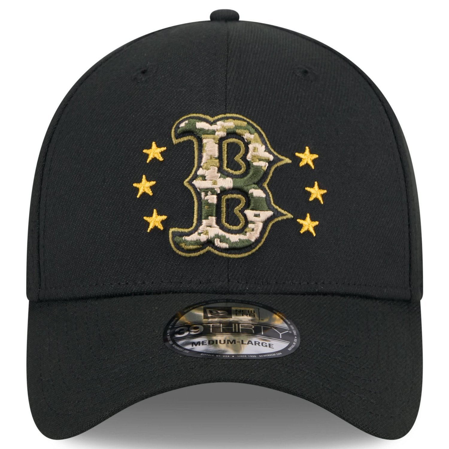 New Era Boston Red Sox 2024 Armed Forces Day 39THIRTY Flex Hat                                                                   - view number 2
