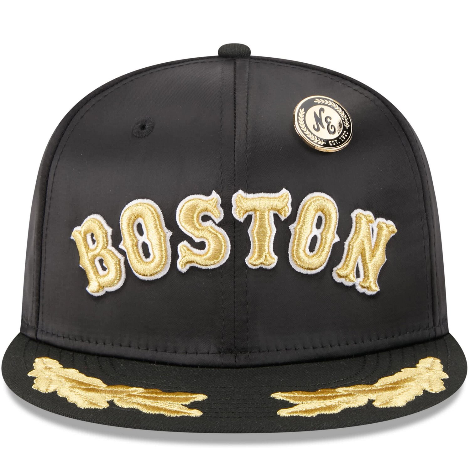 New Era Boston Red Sox 2025 59FIFTY Day Gold Leaf 59FIFTY Fitted Hat - view number 2