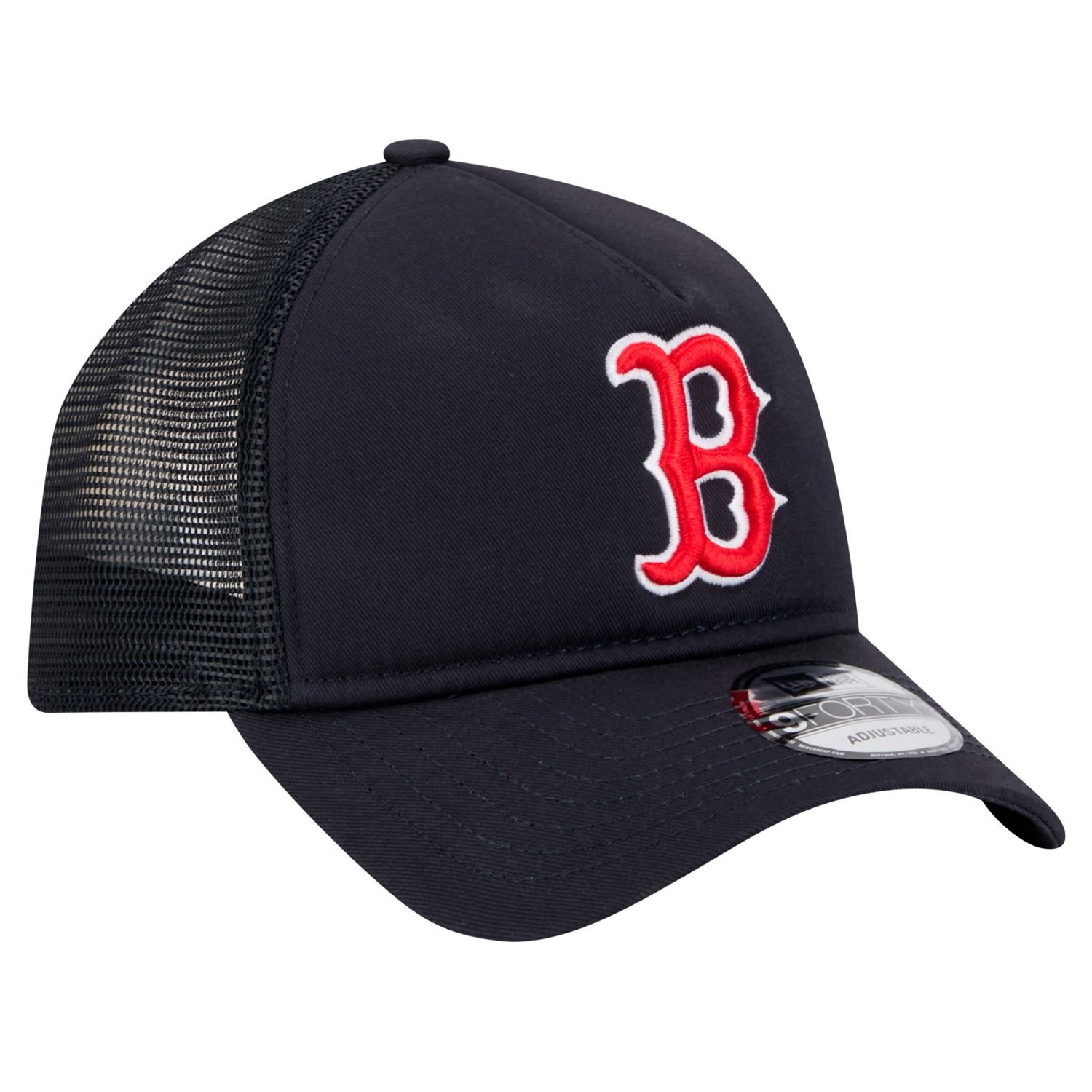 New Era Boston Red Sox 9FORTY A-Frame Trucker Adjustable Hat