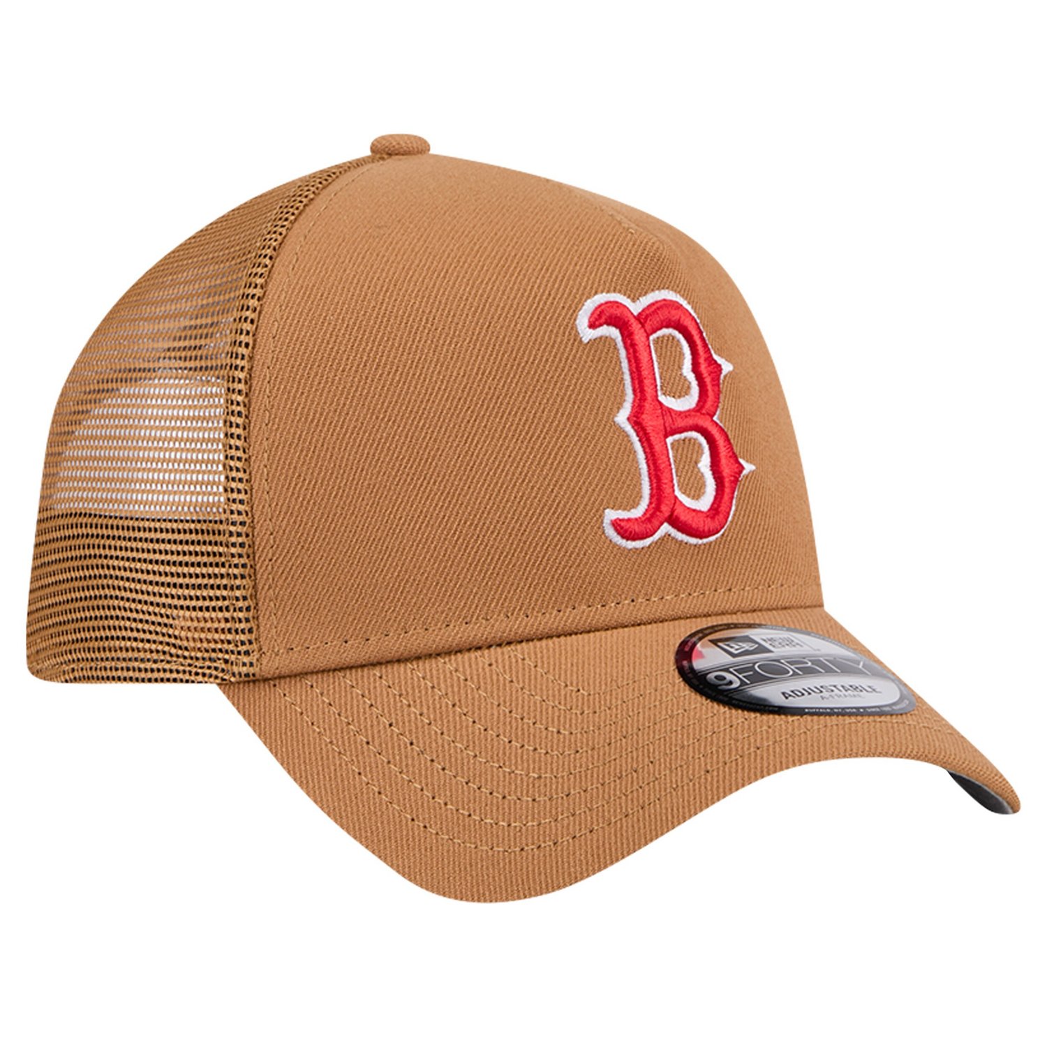 New Era Boston Red Sox A-Frame Trucker 9FORTY Adjustable Hat                                                                     - view number 3