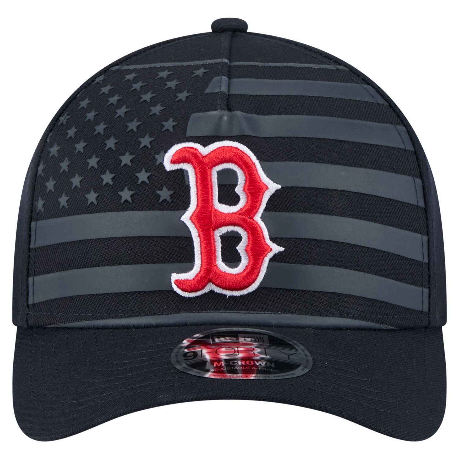 New Era Boston Red Sox American Flag 9FORTY M-Crown A-Frame Adjustable Hat