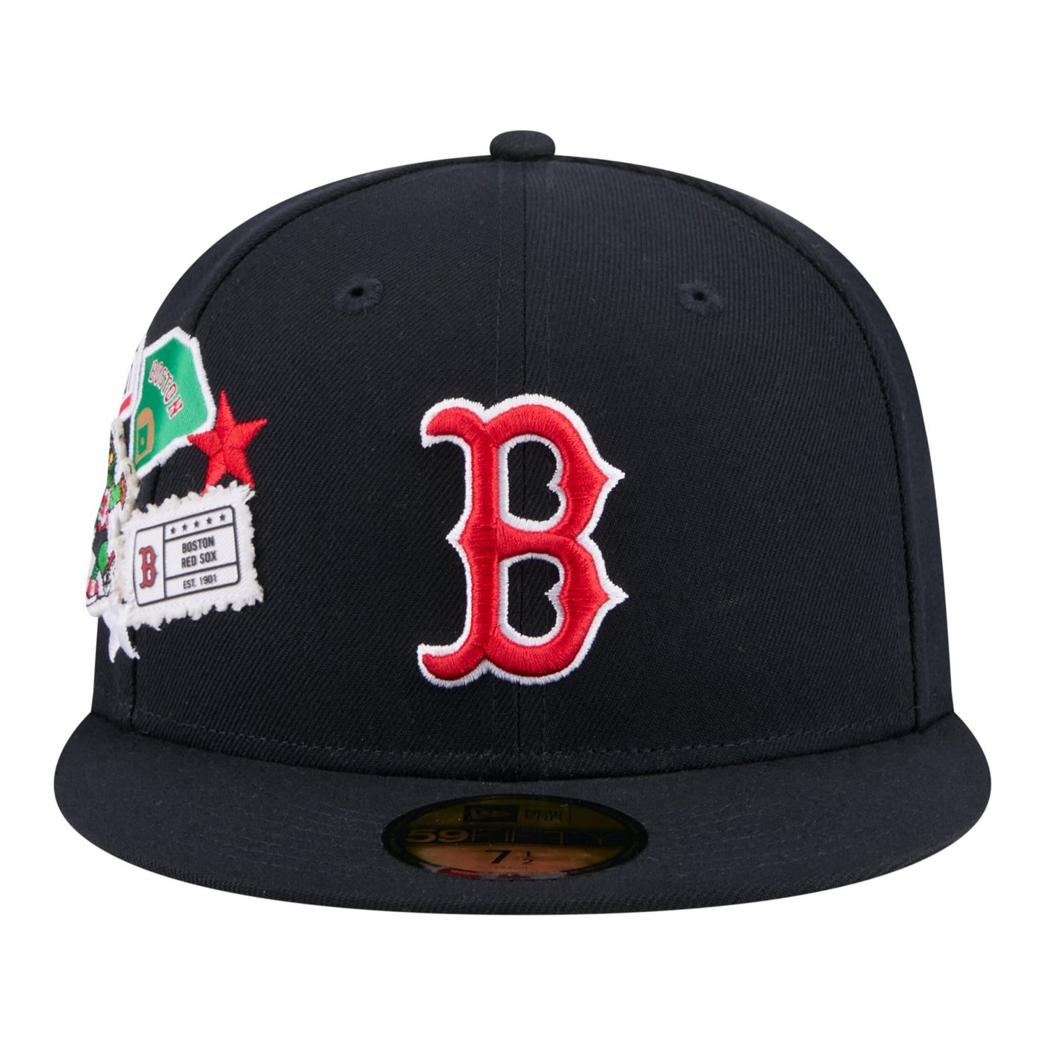 New Era Boston Red Sox City Patch 59FIFTY Fitted Hat - view number 2