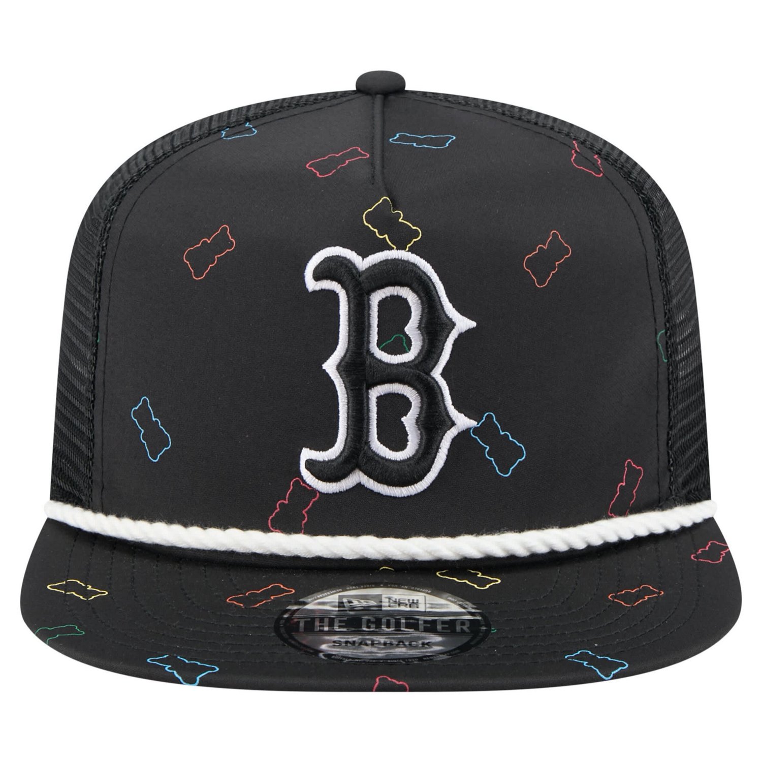 New Era Boston Red Sox Gummy Golfer Trucker Adjustable Hat